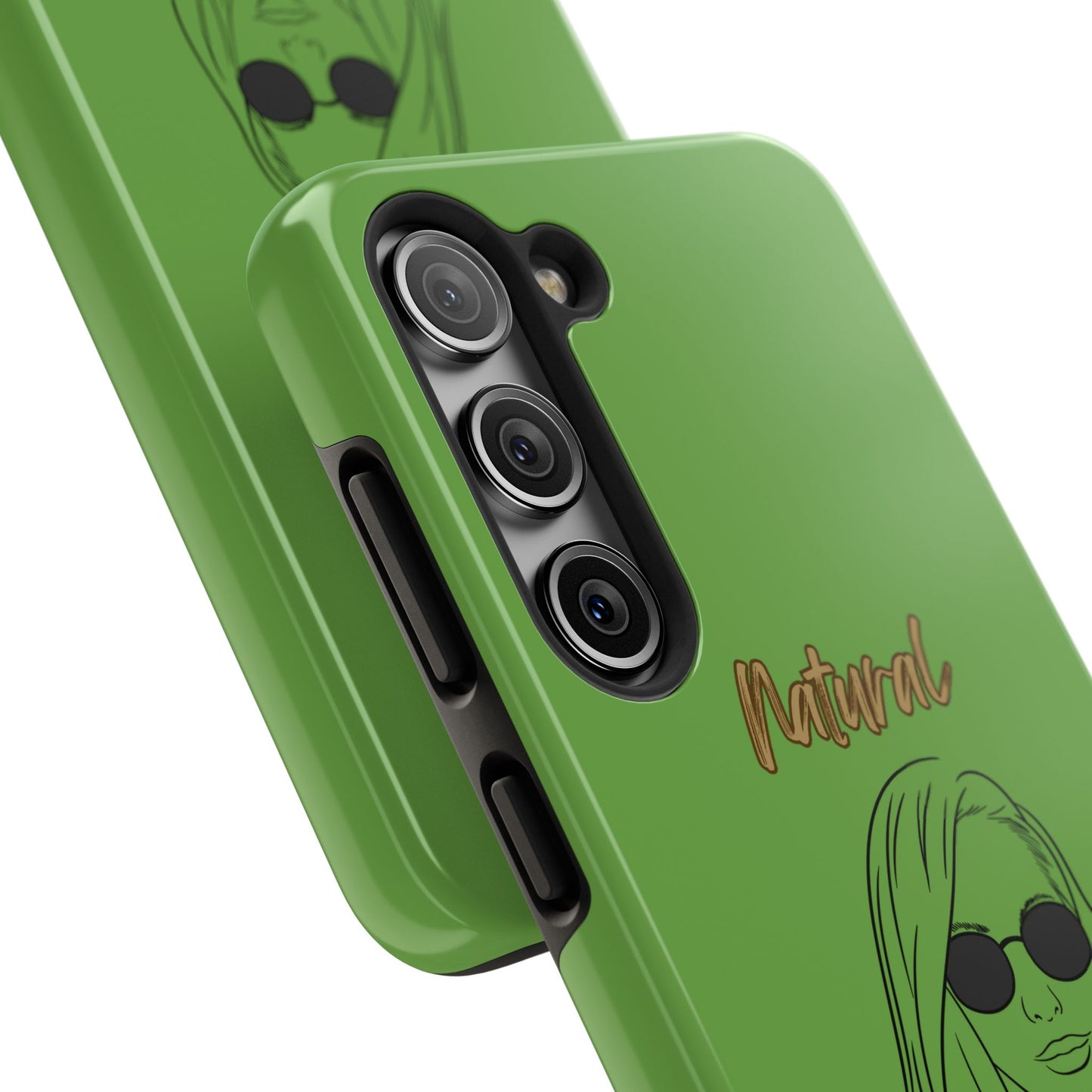 Natural Woman Shades (BL)Tough Phone Cases GREEN
