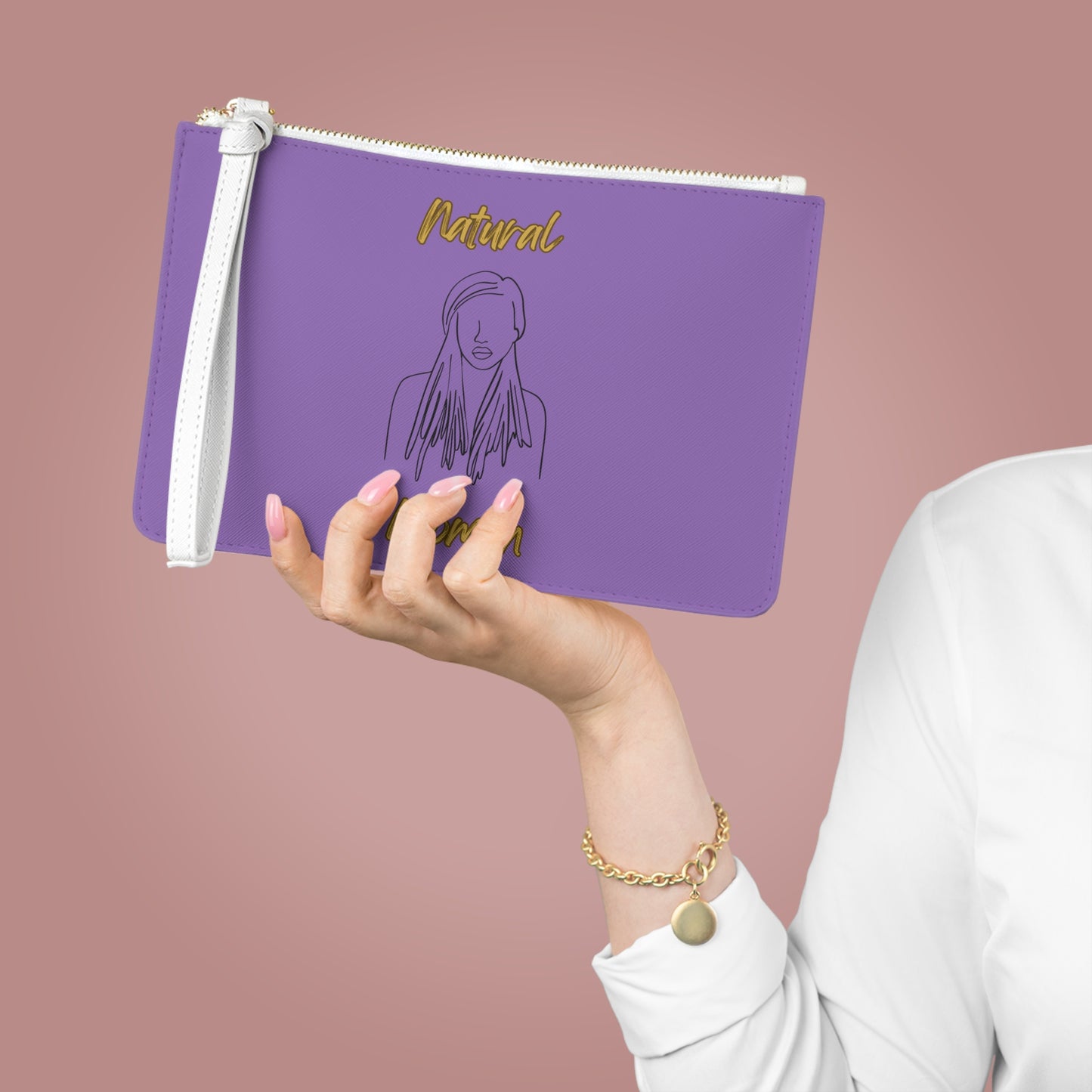 Natural Woman Content (BL) Clutch Bag LIGHT PURPLE