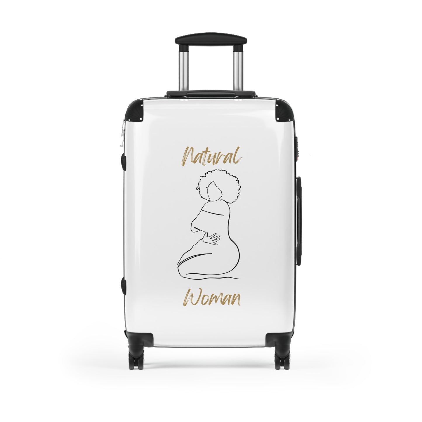 Natural Woman Hug (BL) Suitcase WHITE