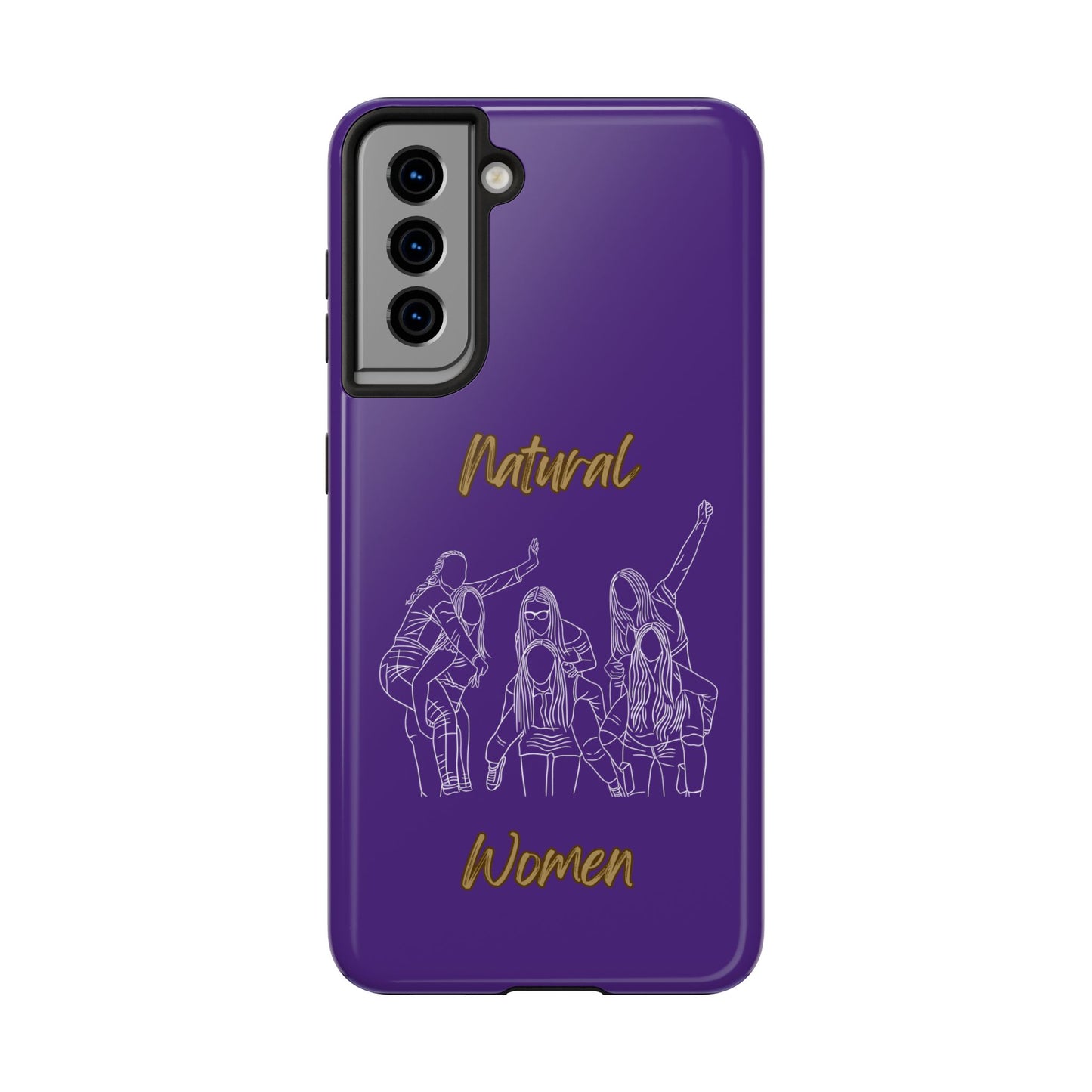 Natural Woman Piggy Back (WL) Tough Phone Cases PURPLE