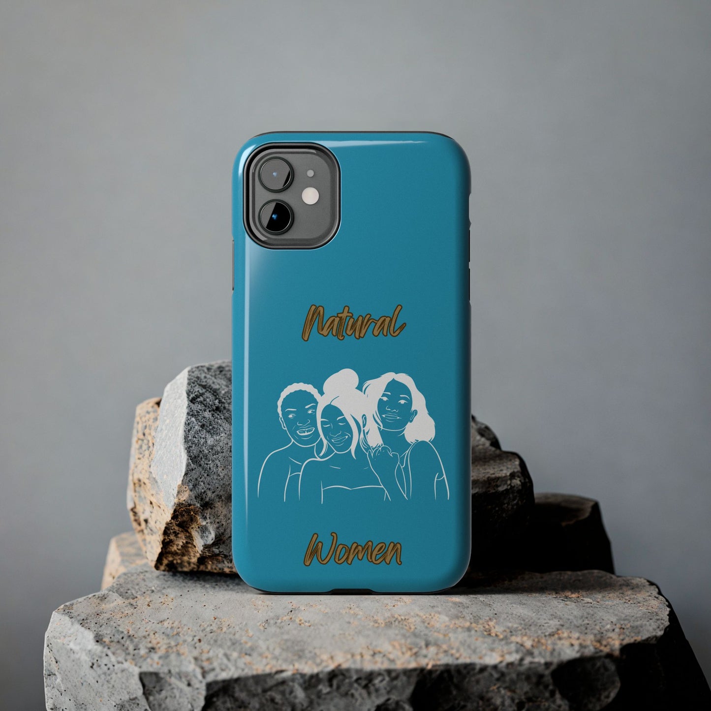 Natural Women Laughing Friends (WL)Tough Phone Cases TURQUOISE