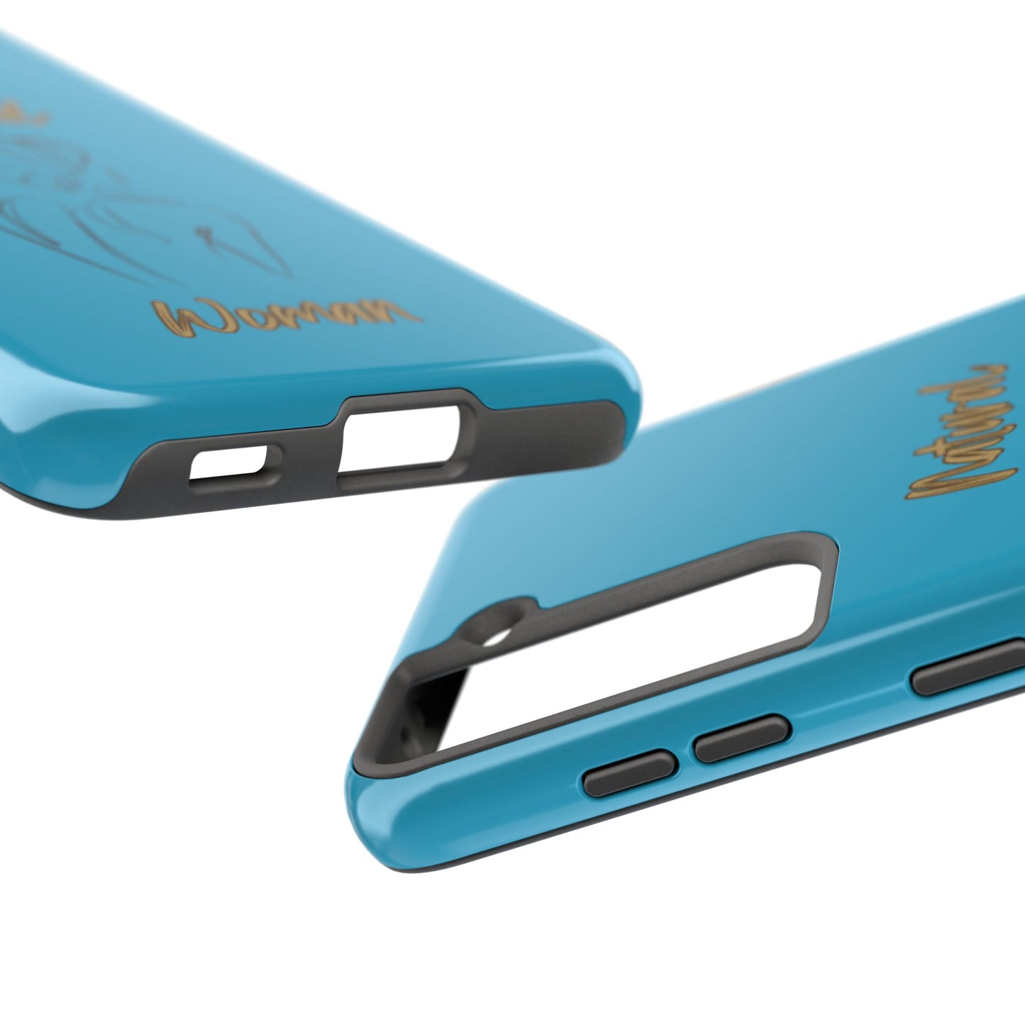 Natural Woman Back (BL)Tough Phone Cases TURQUOISE