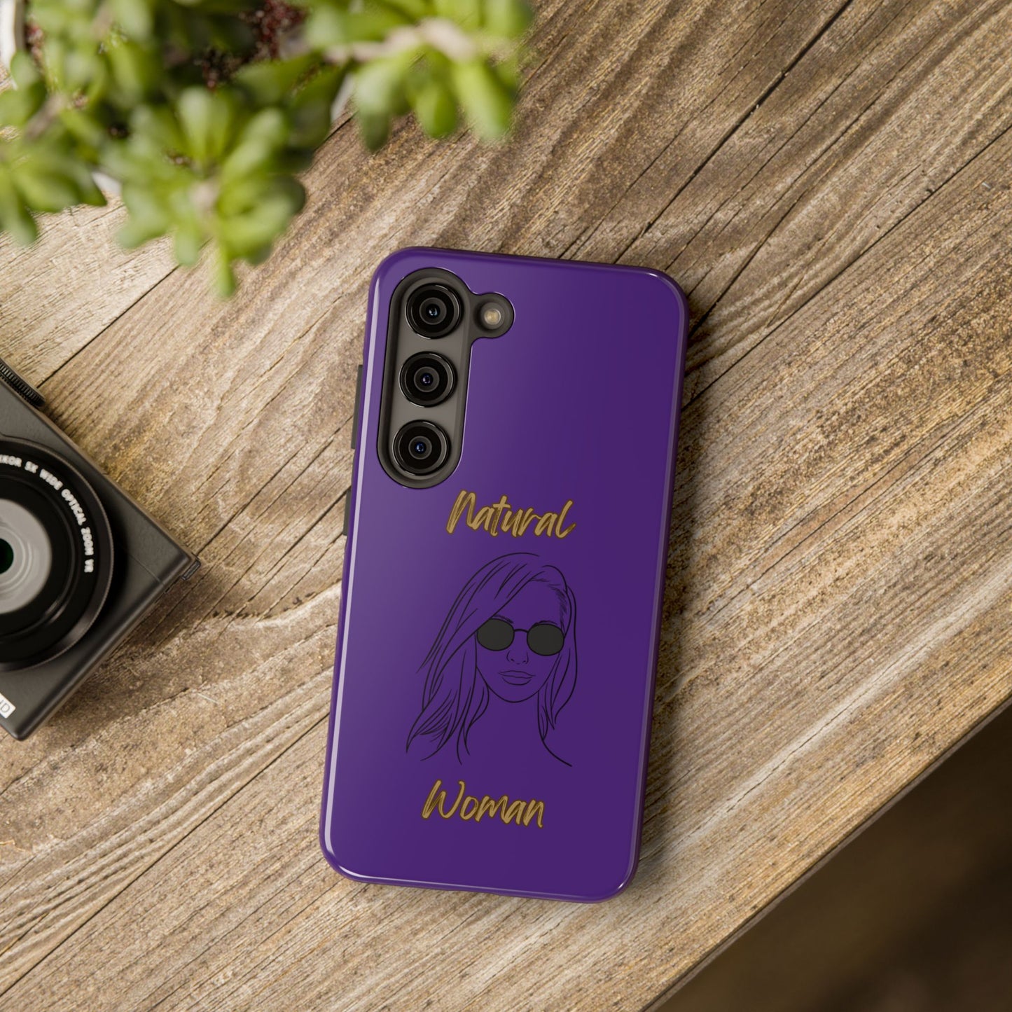 Natural Woman Shades (BL)Tough Phone Cases PURPLE