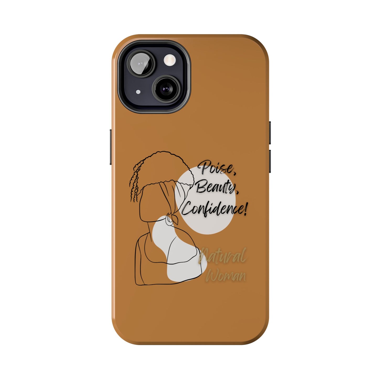 Natural woman Puff (BL)Tough Phone Cases LIGHT BROWN