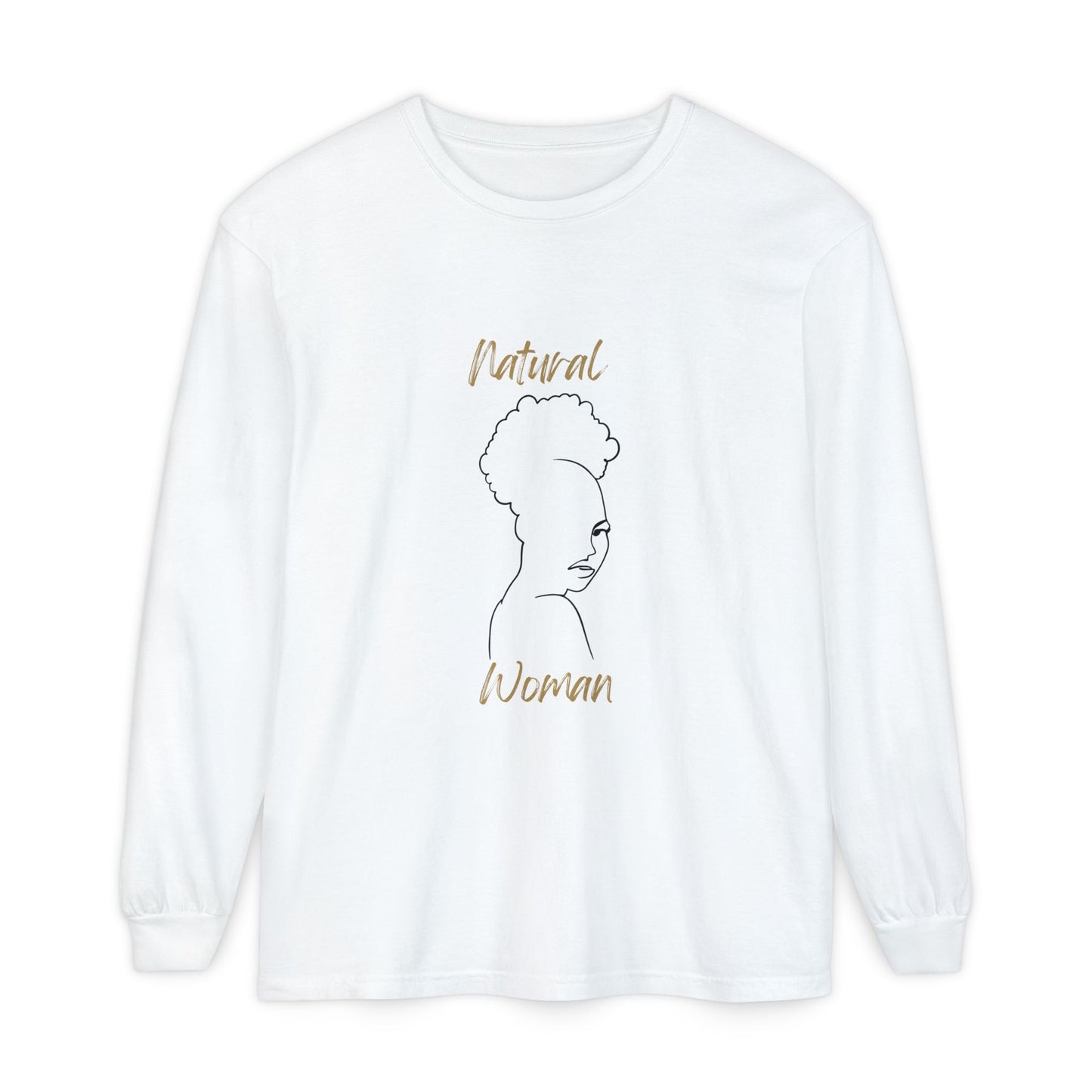Natural Woman Twist Afro (BL) Long Sleeve T-Shirt