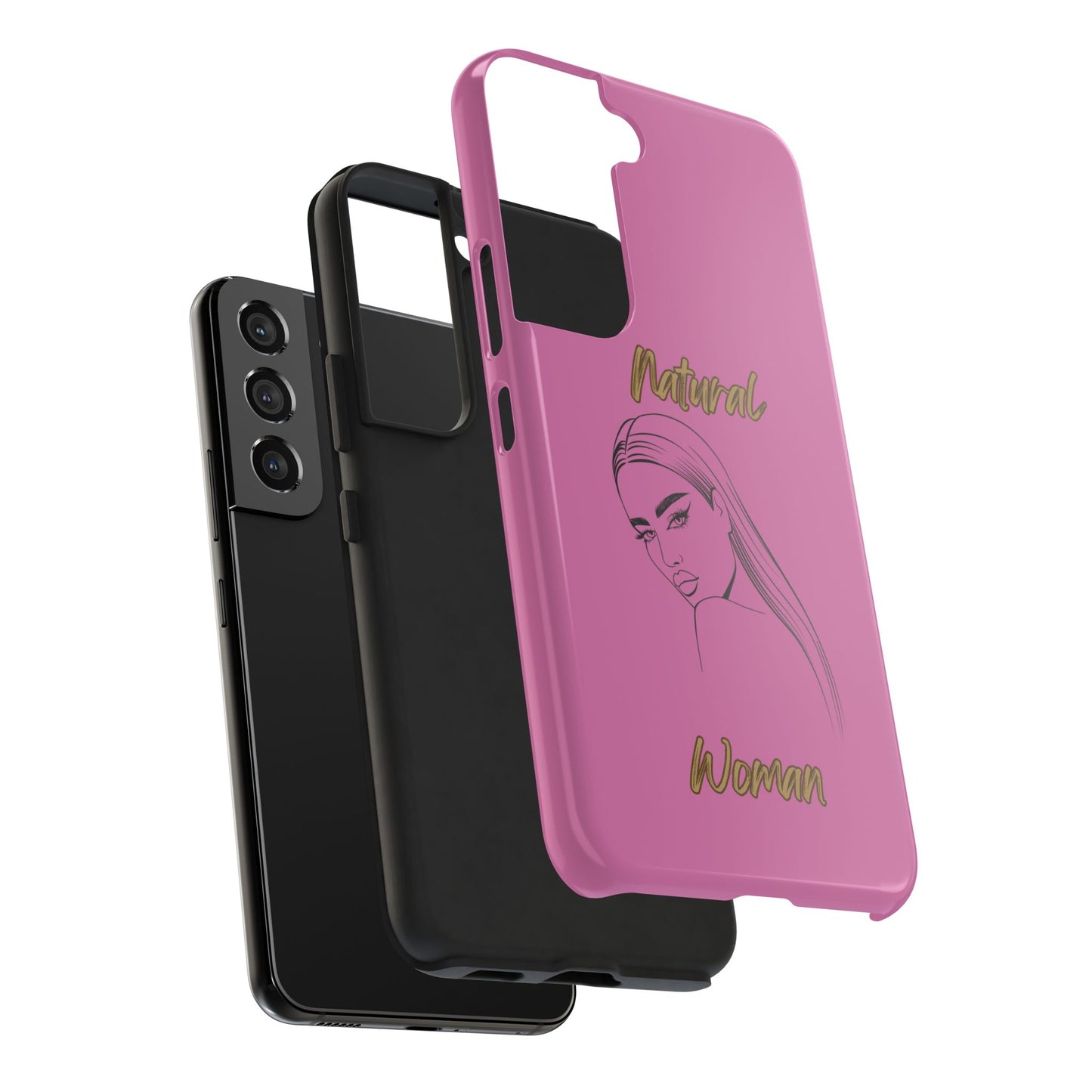 Natural Woman The Stare (BL)Tough Phone Cases LIGHT PINK
