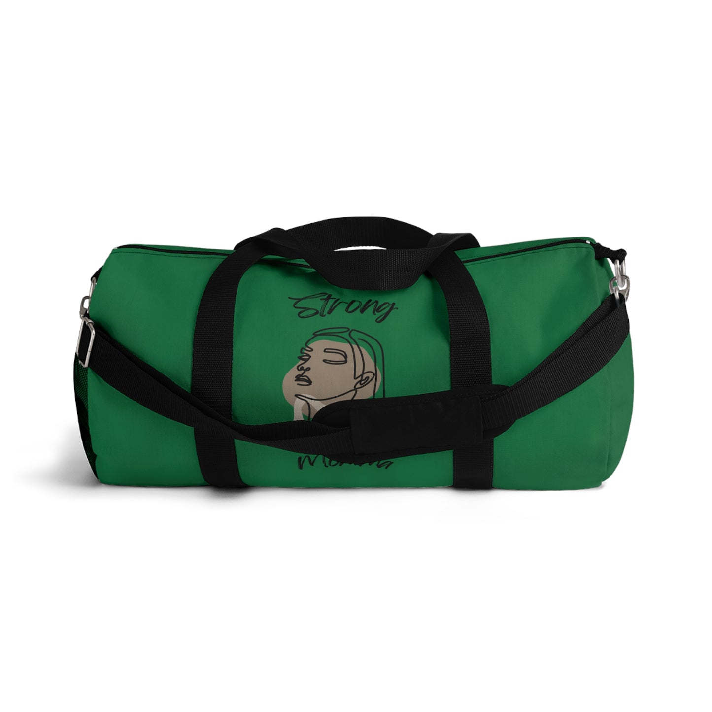 Strong Momma (BL) Duffel Bag DARK GREEN
