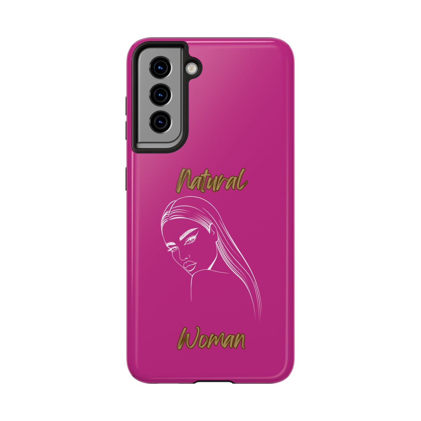 Natural Woman The Stare (WL)Tough Phone Cases PINK