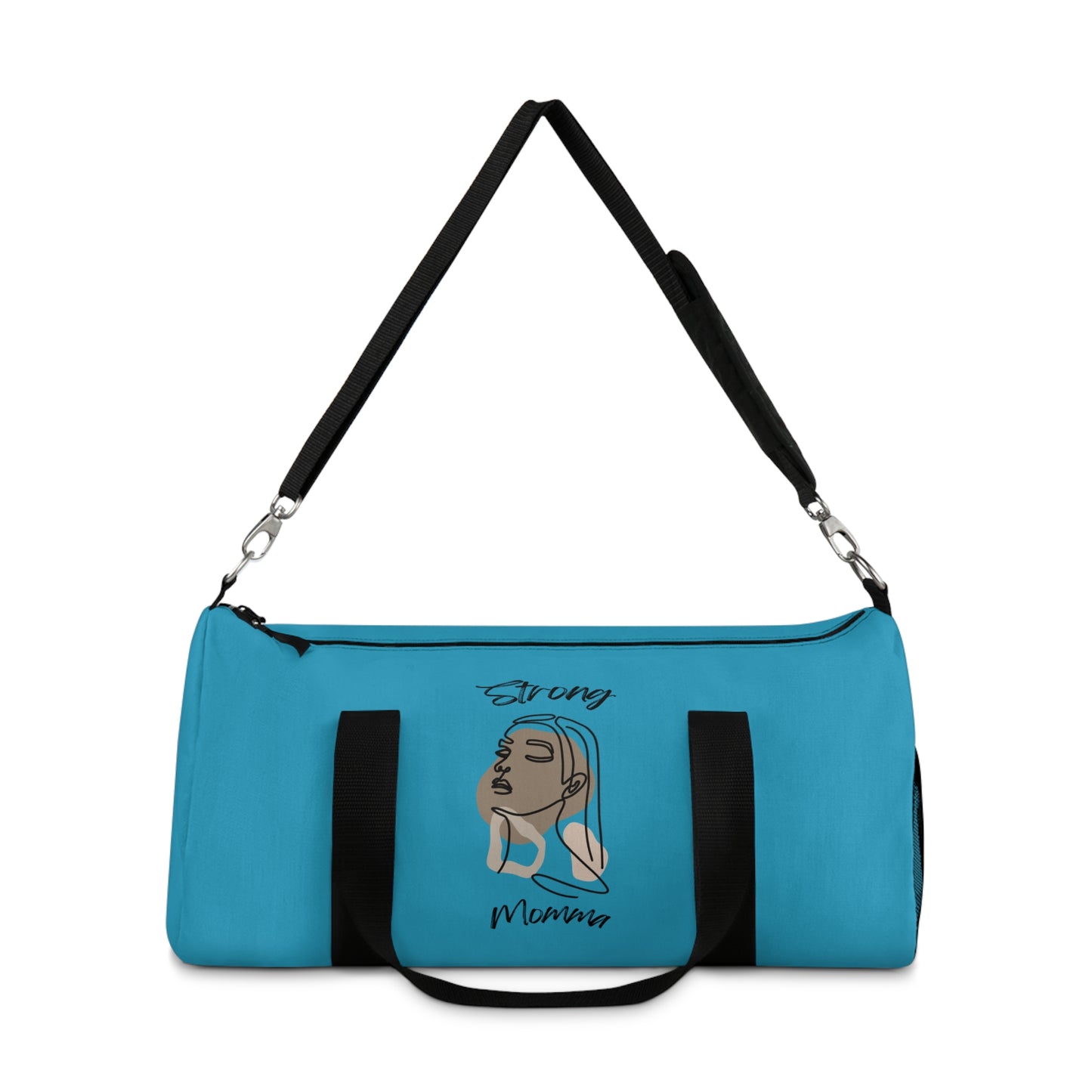 Strong Momma (BL) Duffel Bag TURQUOISE