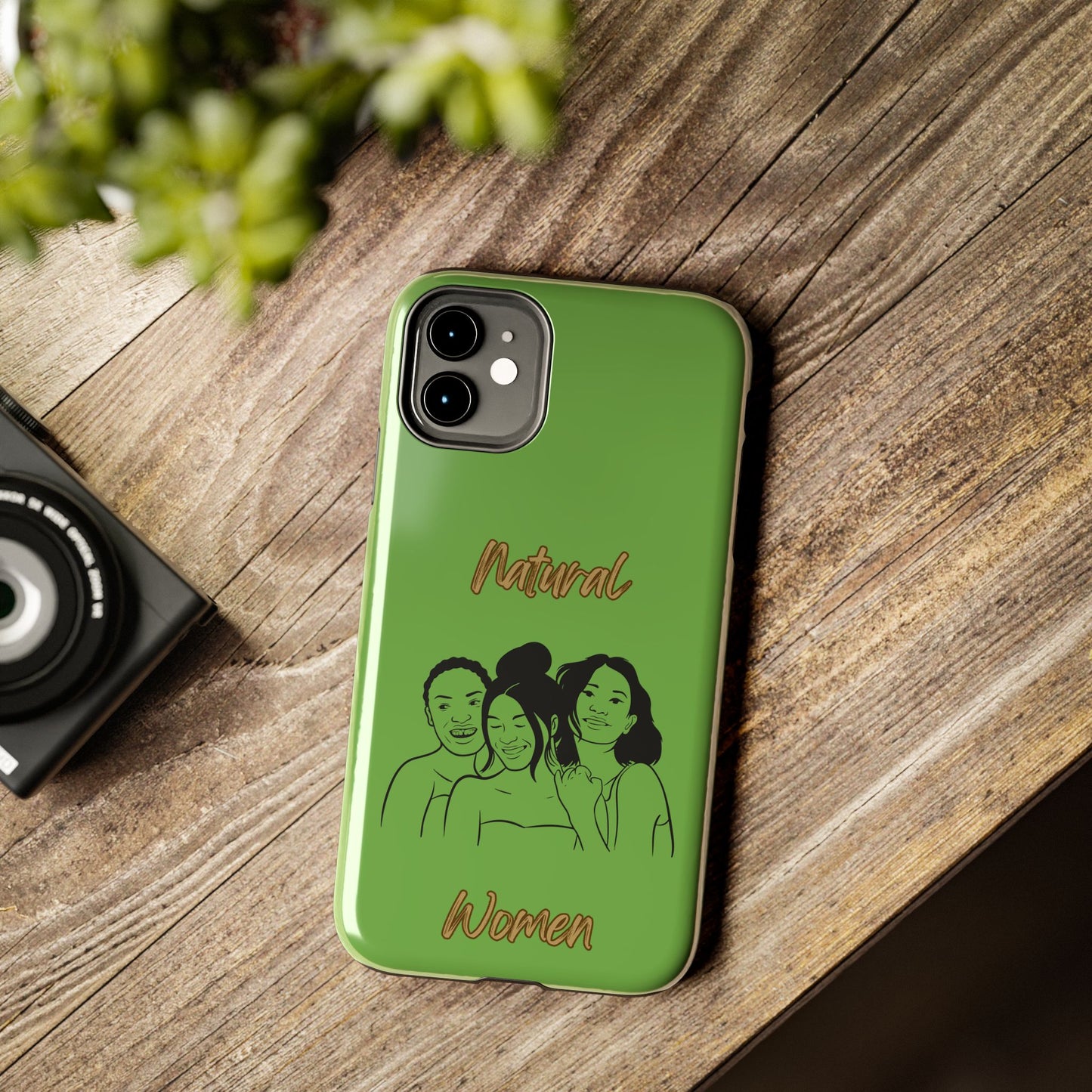 Natural Women Laughing Friends (BL)Tough Phone Cases GREEN