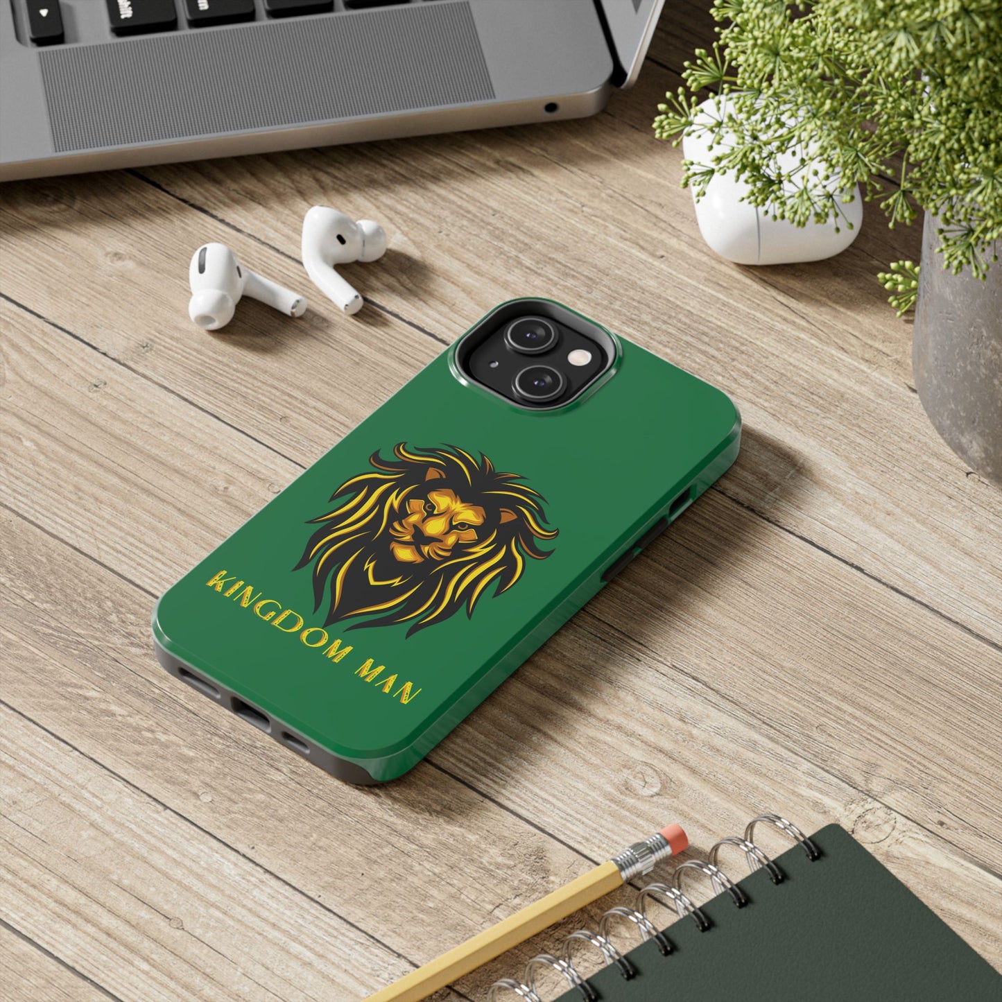 Kingdom Man (Gold Label) Tough Phone Case DARK GREEN
