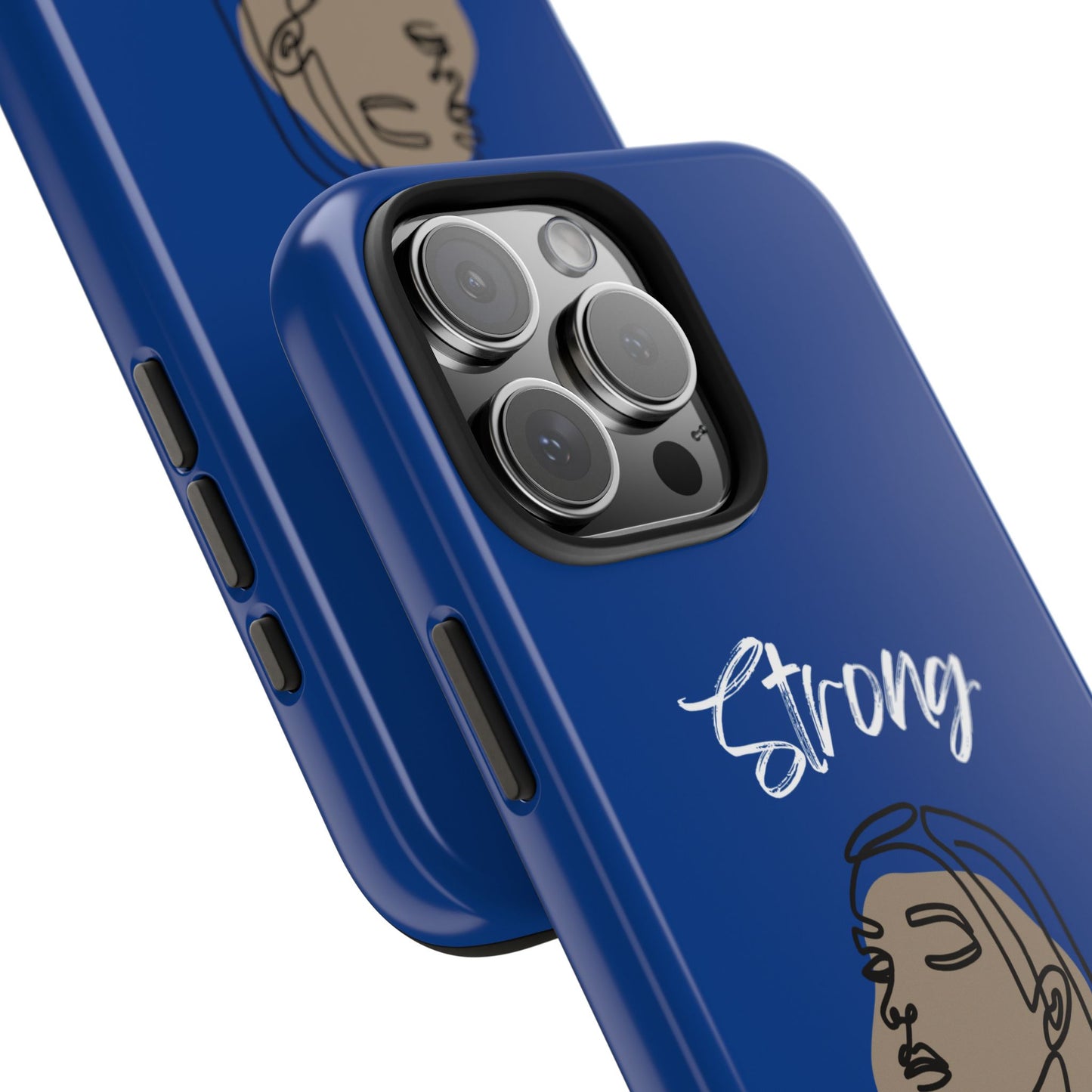 Strong Momma (WL) Tough Phone Cases DARK BLUE