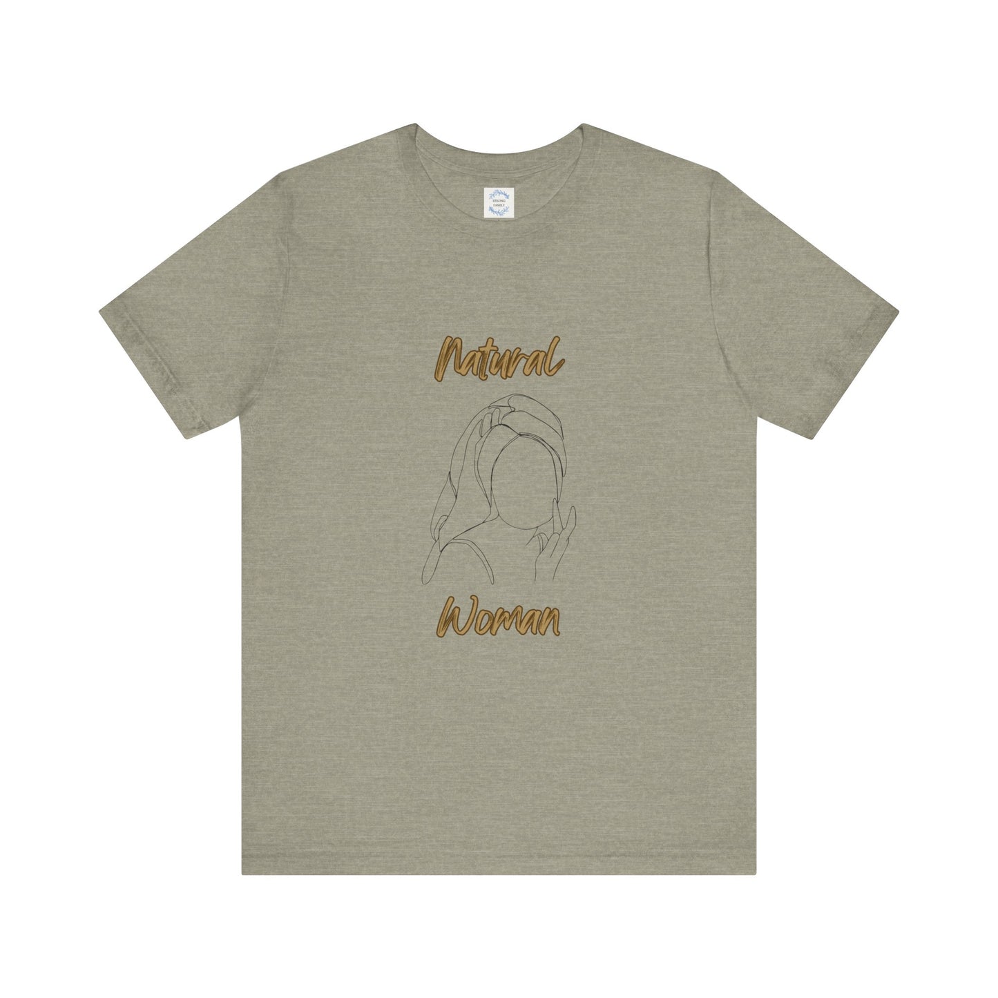 Natural Woman Towel Wrapped (BL) Short Sleeve T-Shirt