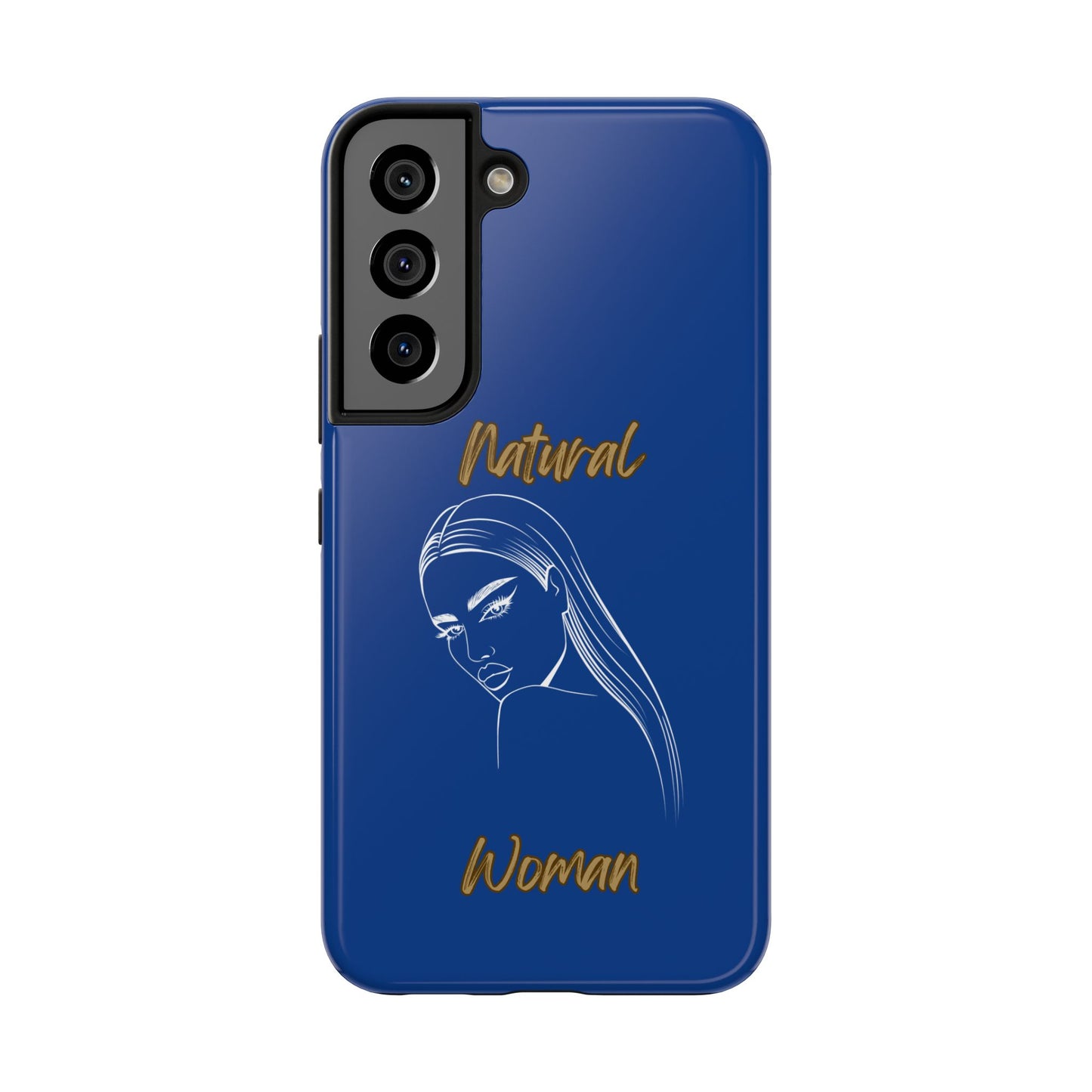 Natural Woman The Stare (WL)Tough Phone Cases DARK BLUE