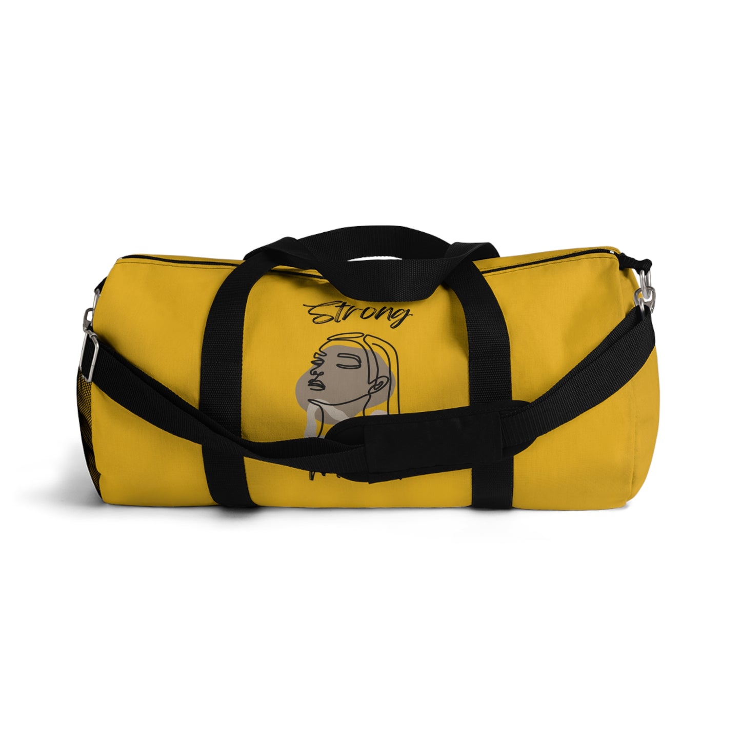 Strong Momma (BL) Duffel Bag YELLOW