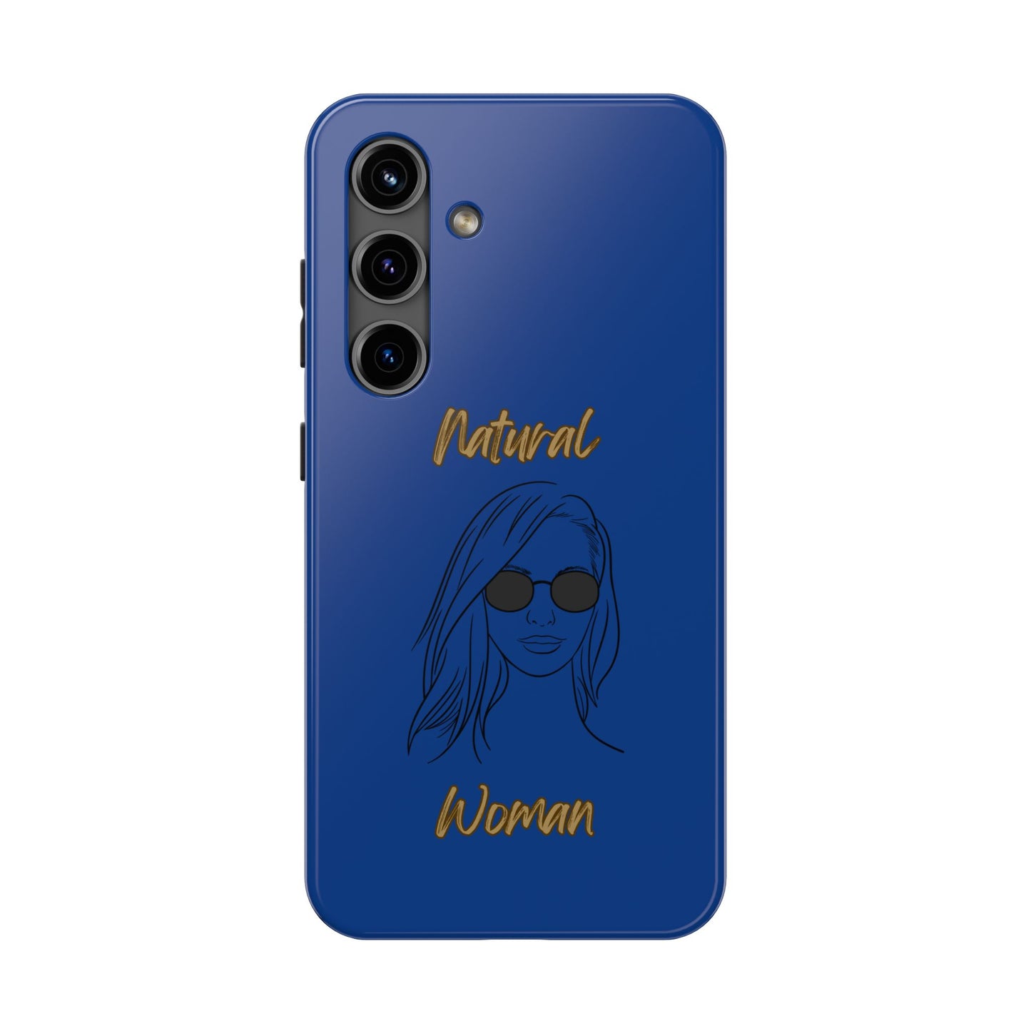 Natural Woman Shades (BL)Tough Phone Cases DARK BLUE