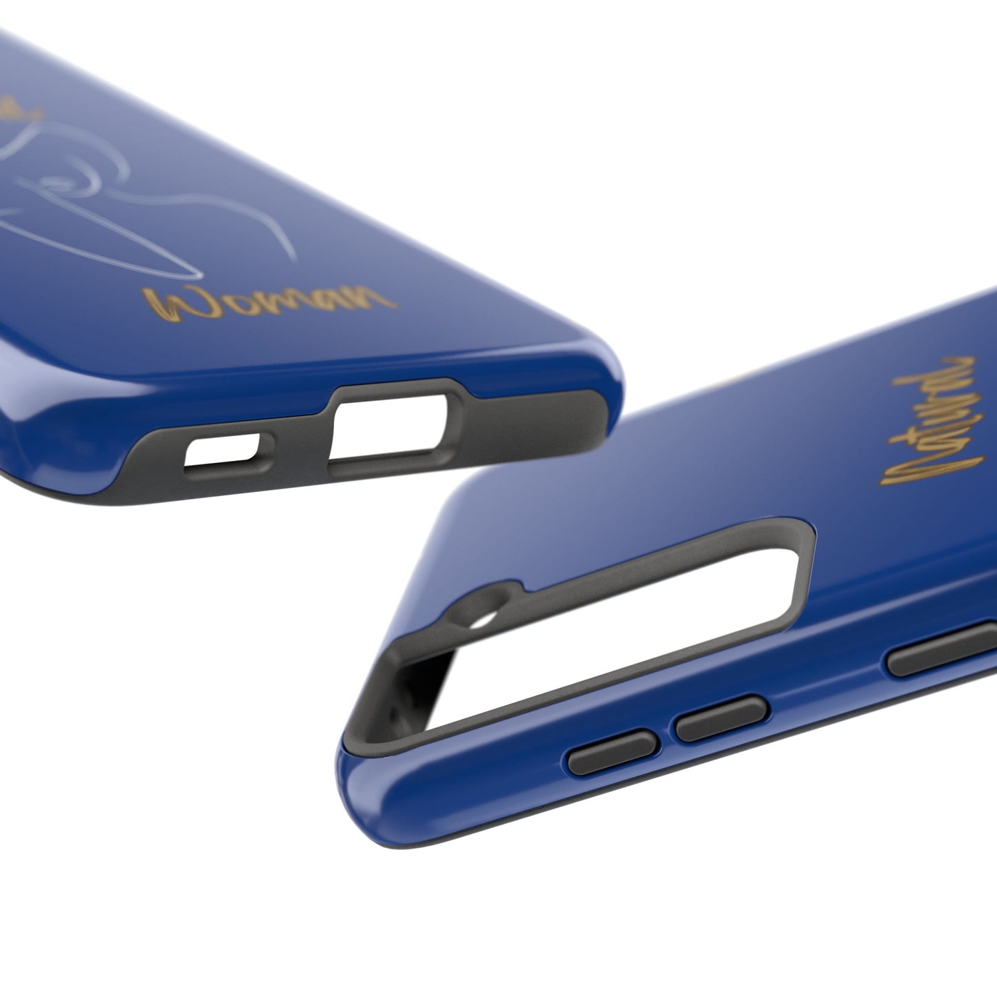 Natural Woman Sun Hat (WL) Tough Phone Cases DARK BLUE