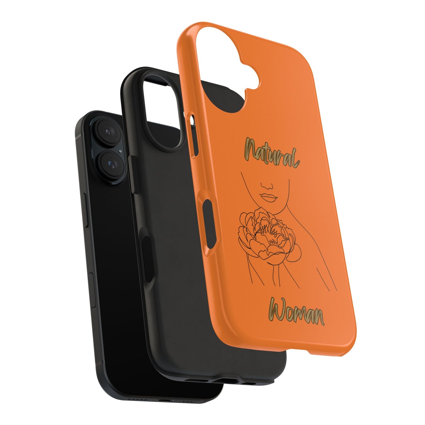 Natural Woman Kissed Flower (BL)Tough Phone Cases CRUSTA
