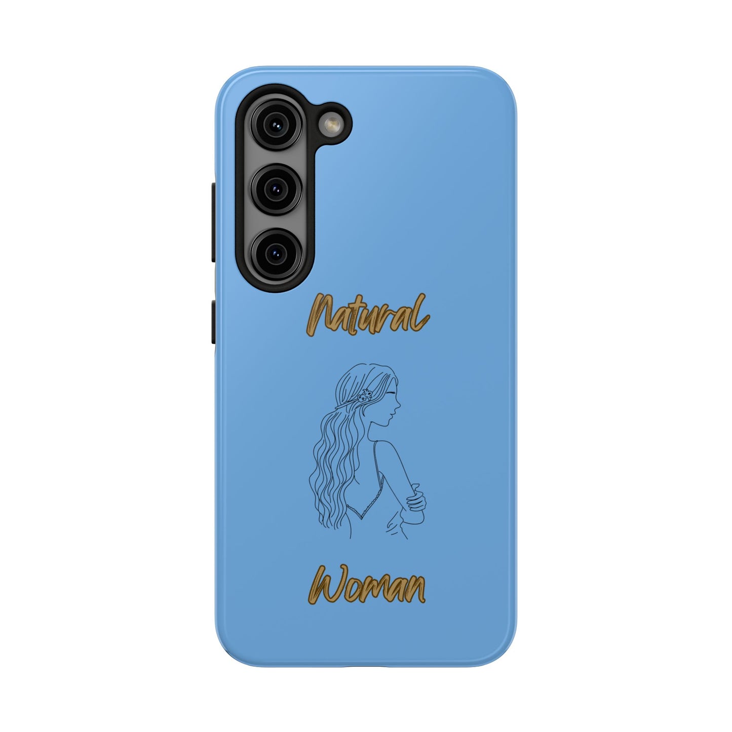 Natural Woman Young Woman (BL)Tough Phone Cases LIGHT BLUE