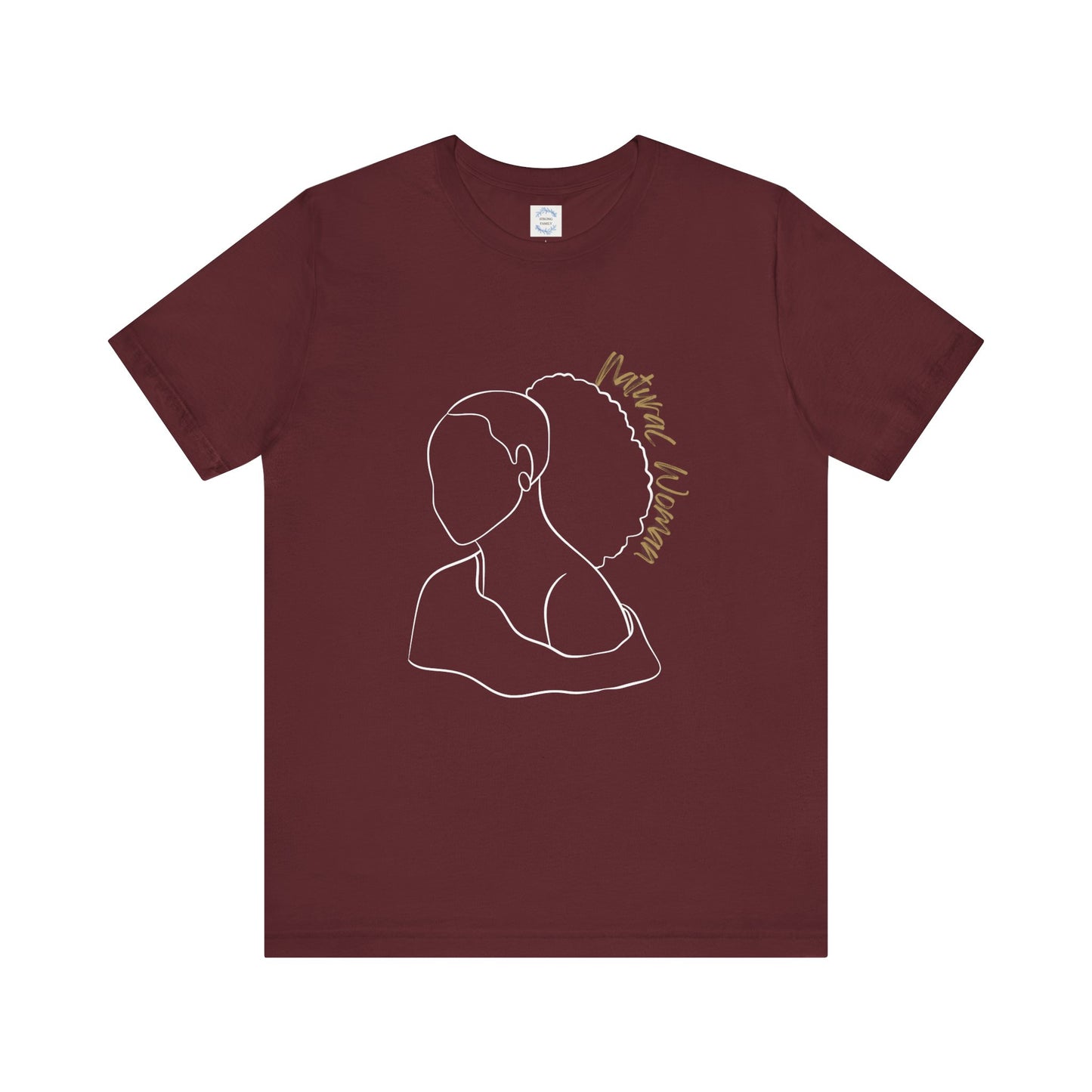 Natural Woman Behind Head Puff (WL) Short Sleeve T-Shirt