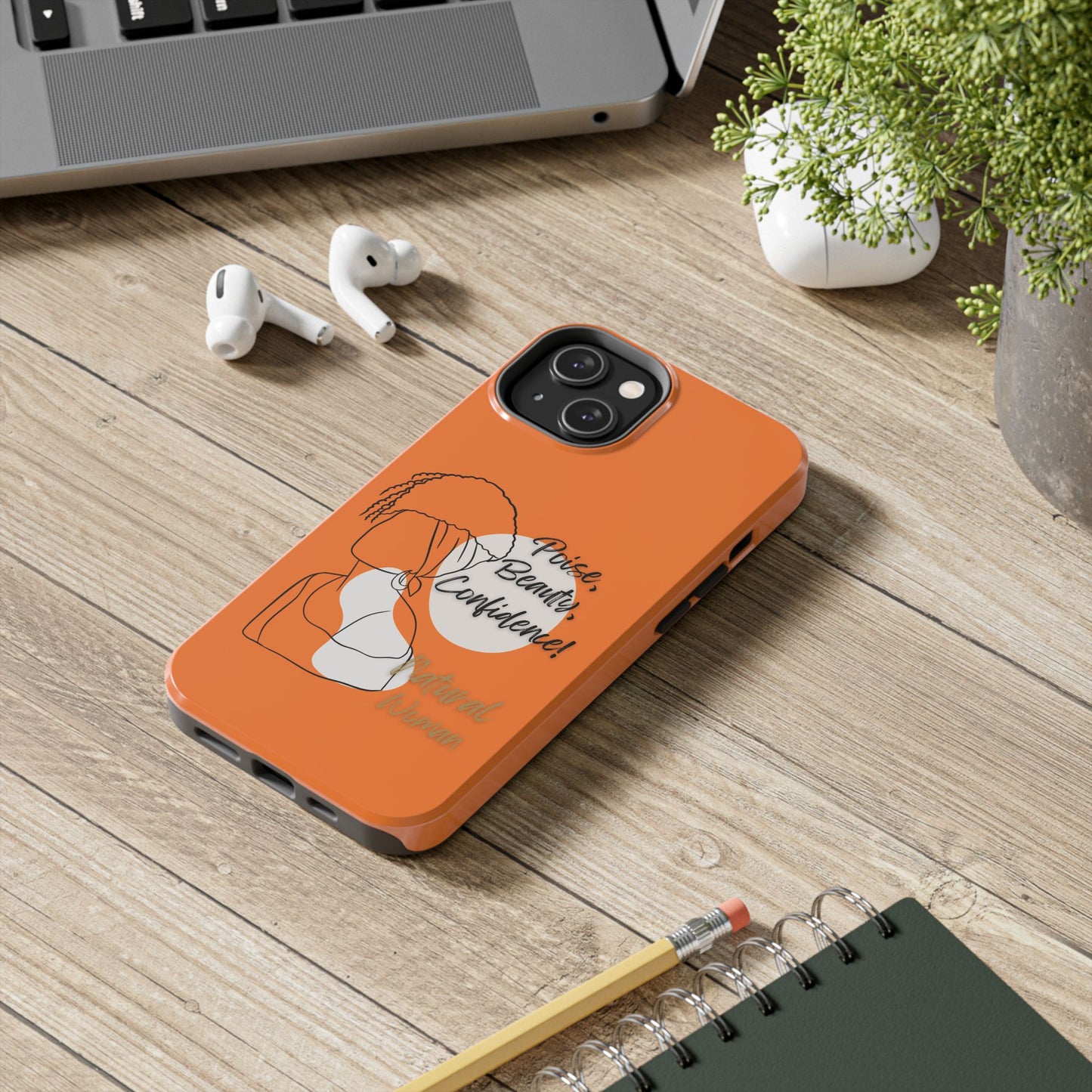 Natural Woman Puff (BL)Tough Phone Cases CRUSTA