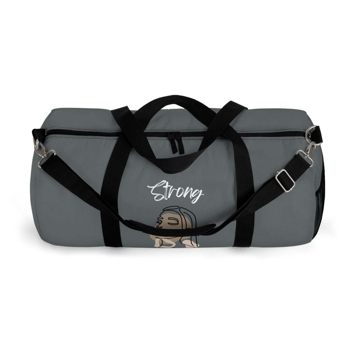 Strong Momma (WL) Duffel Bag DARK GREY