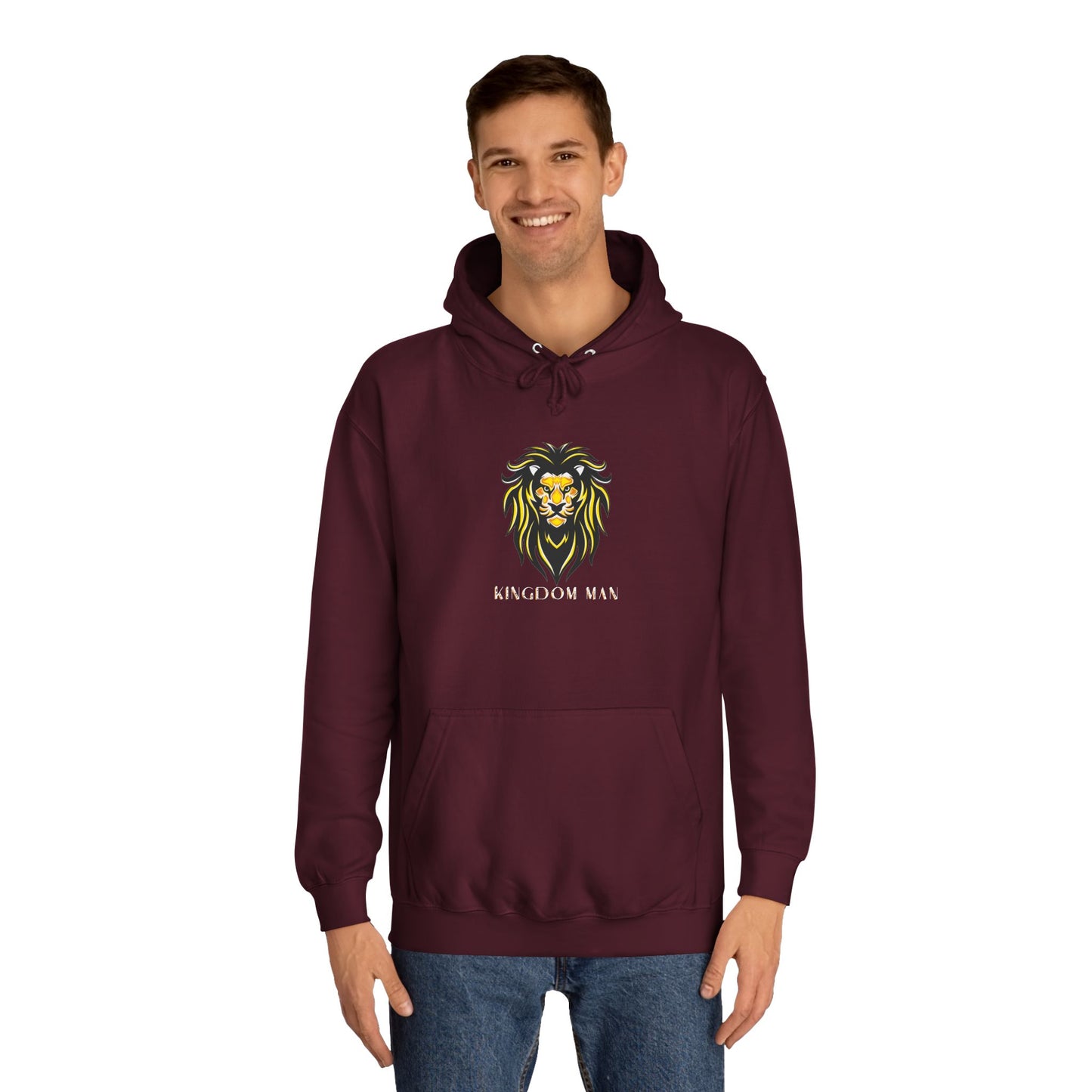 Kingdom Man (White/Gold) Hoodies
