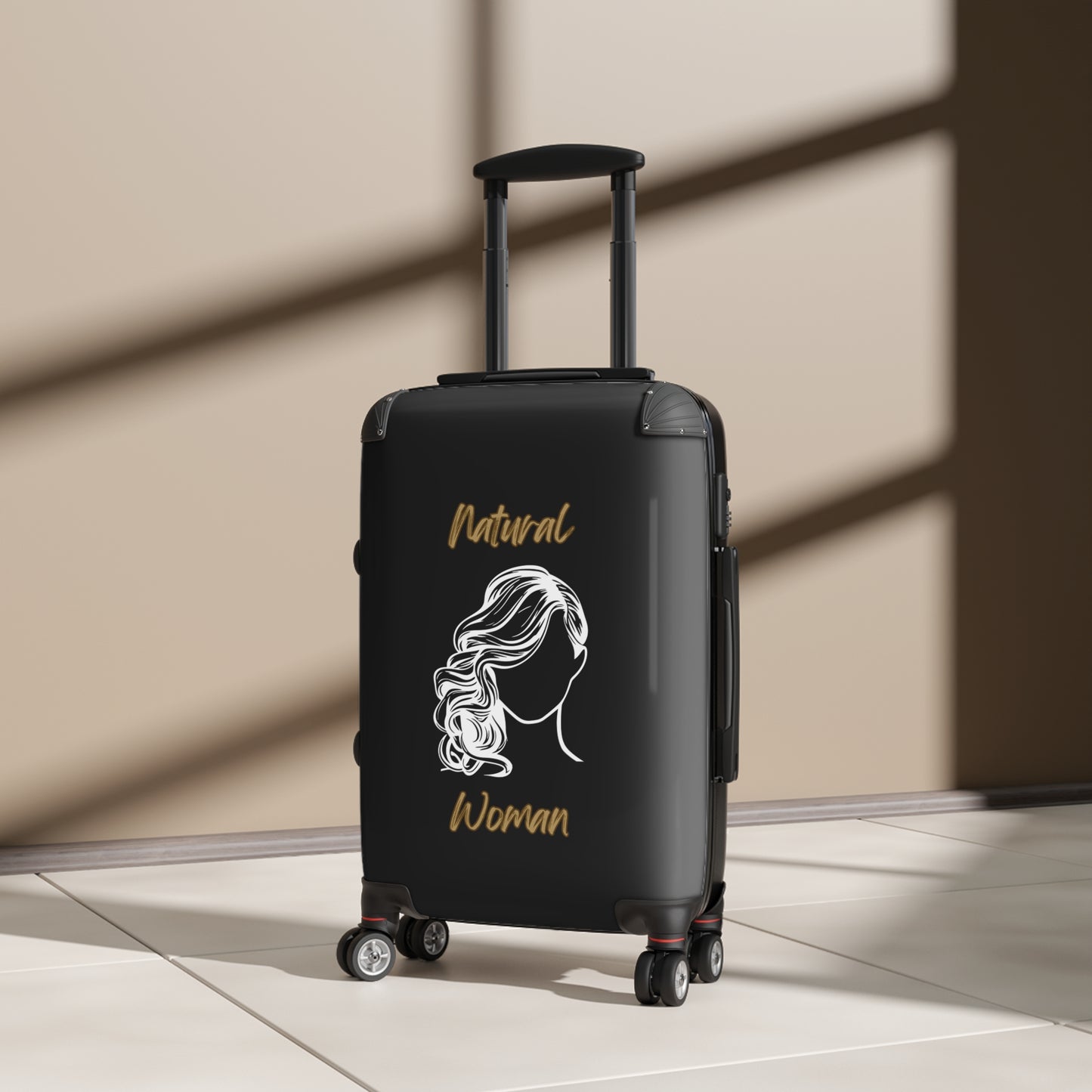 Natural Woman Long Curl (WL) Suitcase BLACK