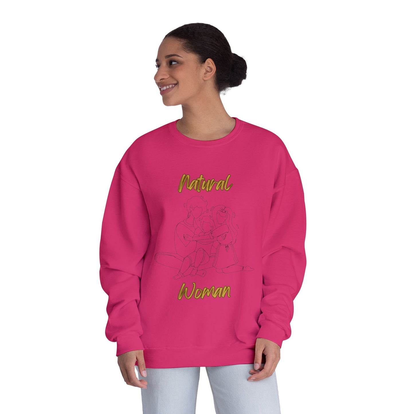 Natural Woman Bear Hugs (BL) Crewneck Sweatshirt