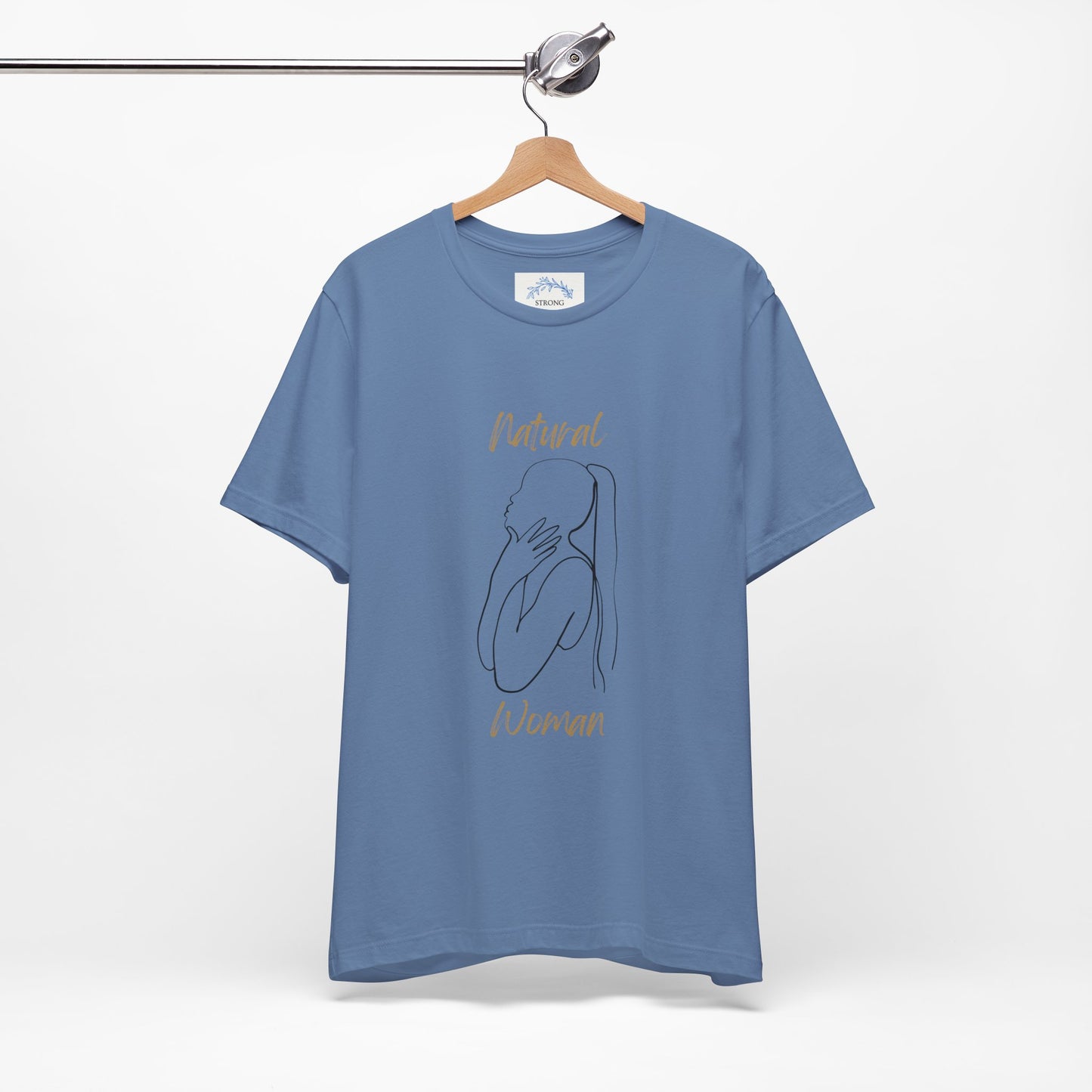 Natural Woman Ponytail (BL) Short Sleeve T-Shirt