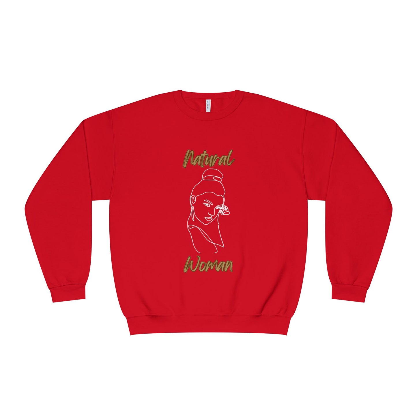 Natural Woman Sassy Bun (WL) Crewneck Sweatshirt