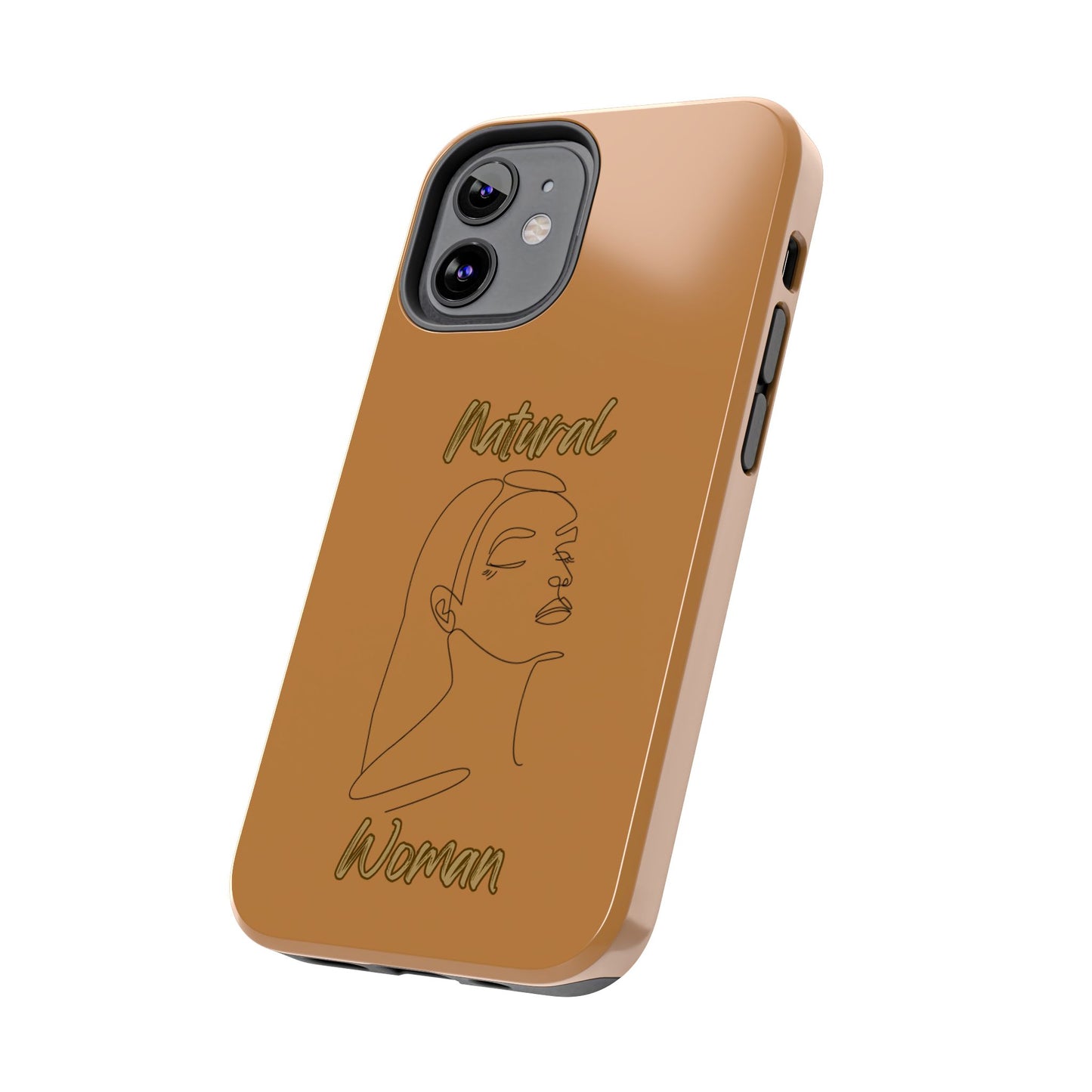 Natural Woman Calm (BL) Tough Phone Cases LIGHT BROWN