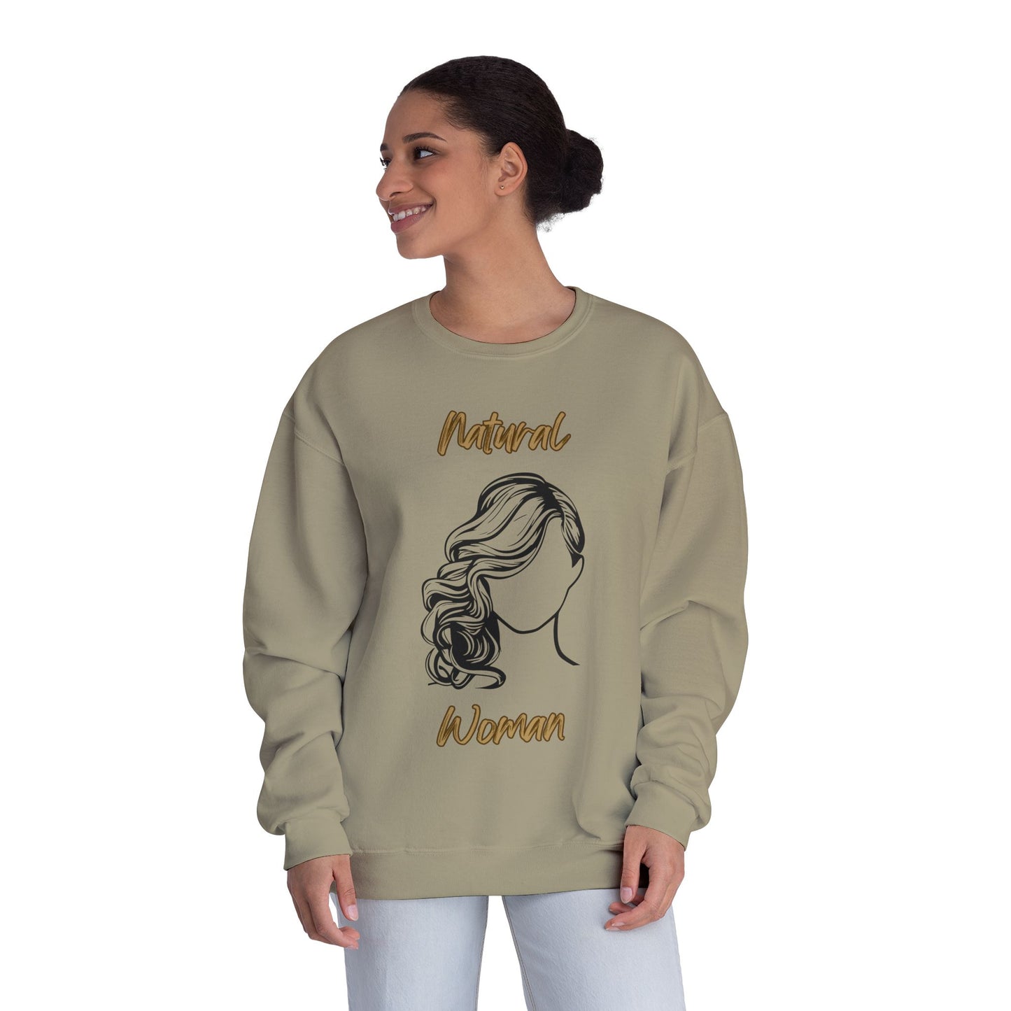 Natural Woman Long Curl (BL) Crewneck Sweatshirt