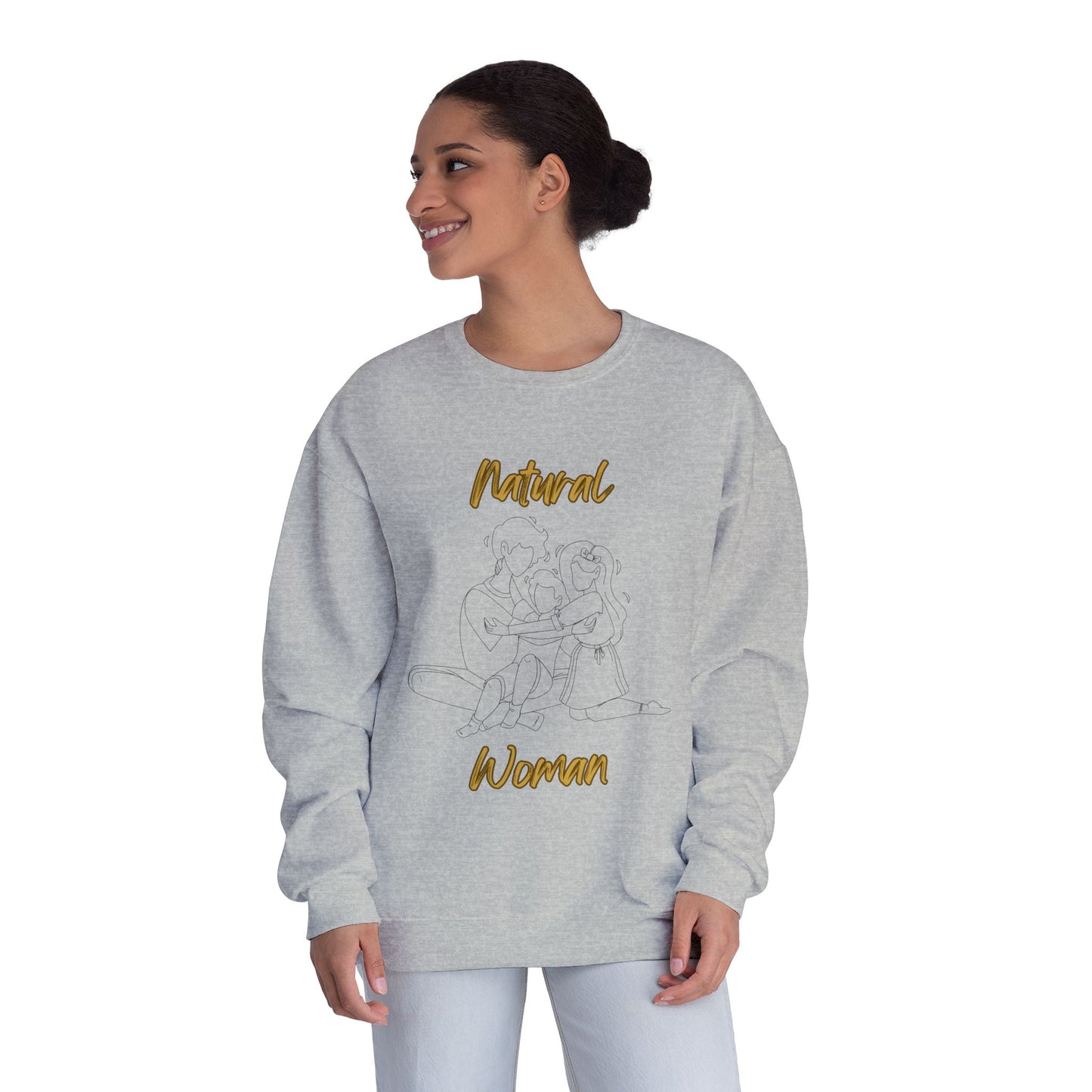 Natural Woman Bear Hugs (BL) Crewneck Sweatshirt