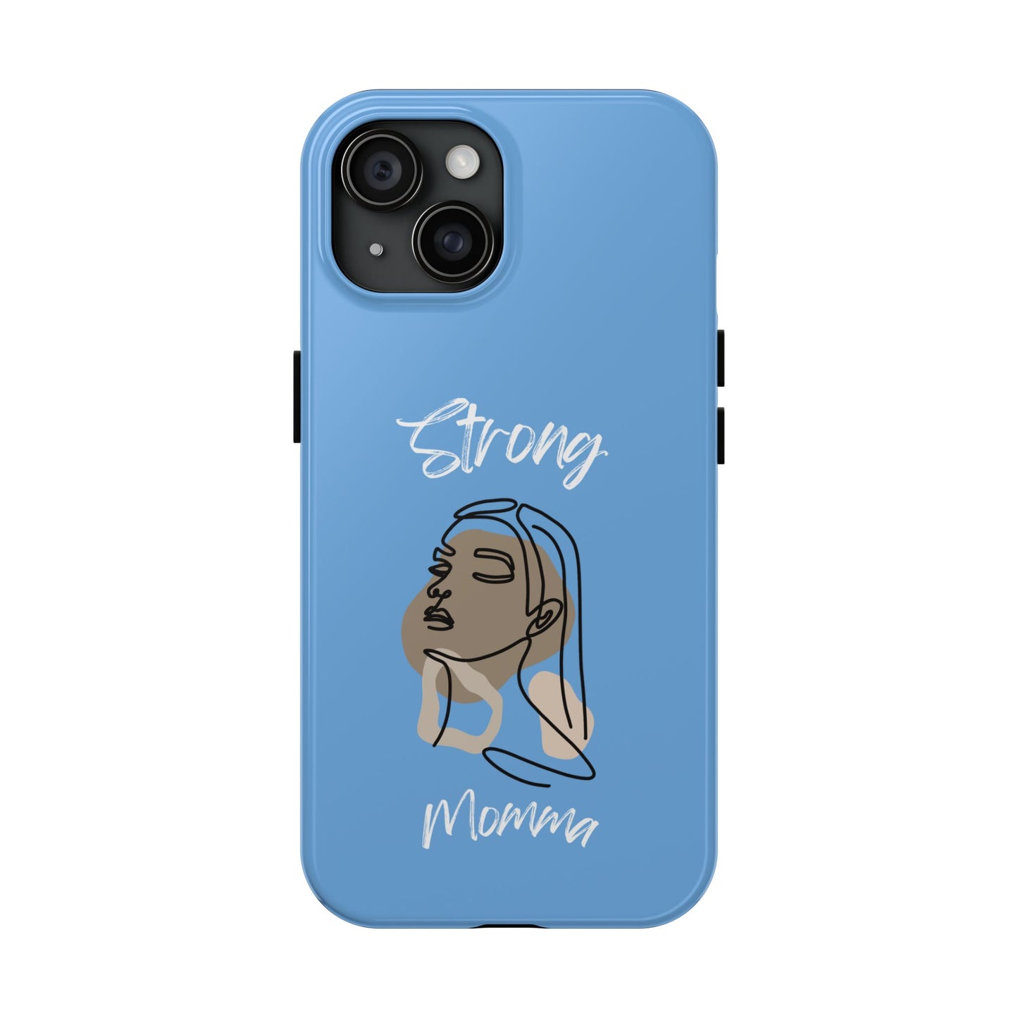 Strong Momma (WL) Tough Phone Cases LIGHT BLUE