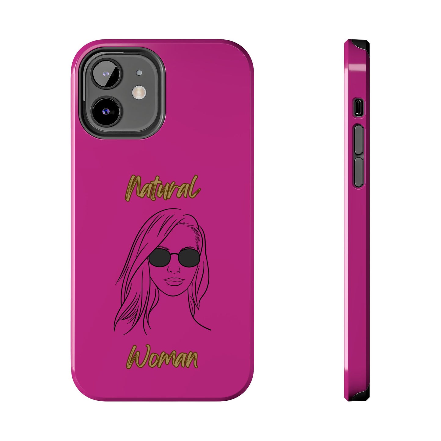 Natural Woman Shades (BL)Tough Phone Cases PINK
