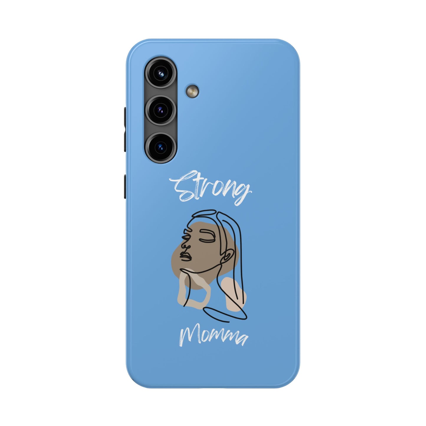 Strong Momma (WL) Tough Phone Cases LIGHT BLUE