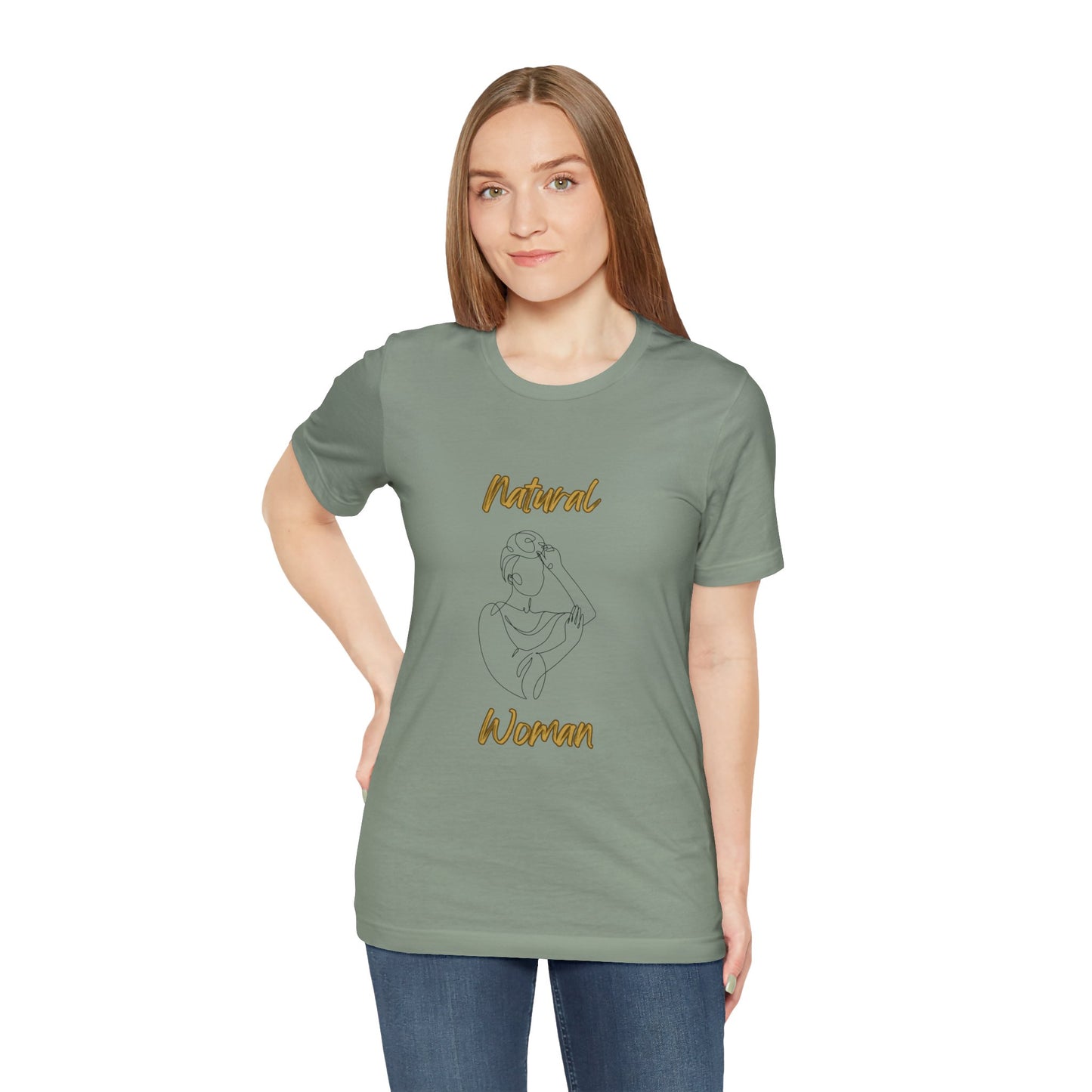 Natural Woman Style (BL) Short Sleeve T-Shirt