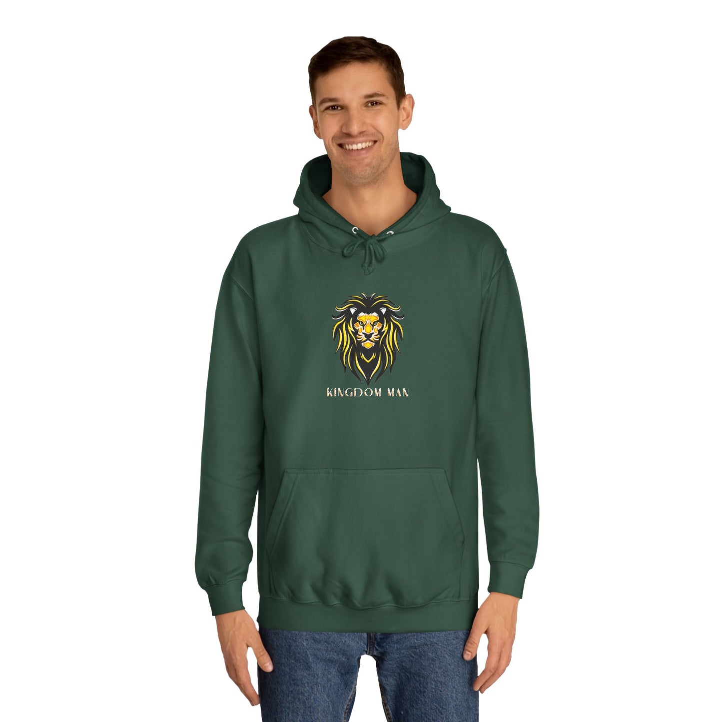 Kingdom Man (White/Gold) Hoodies