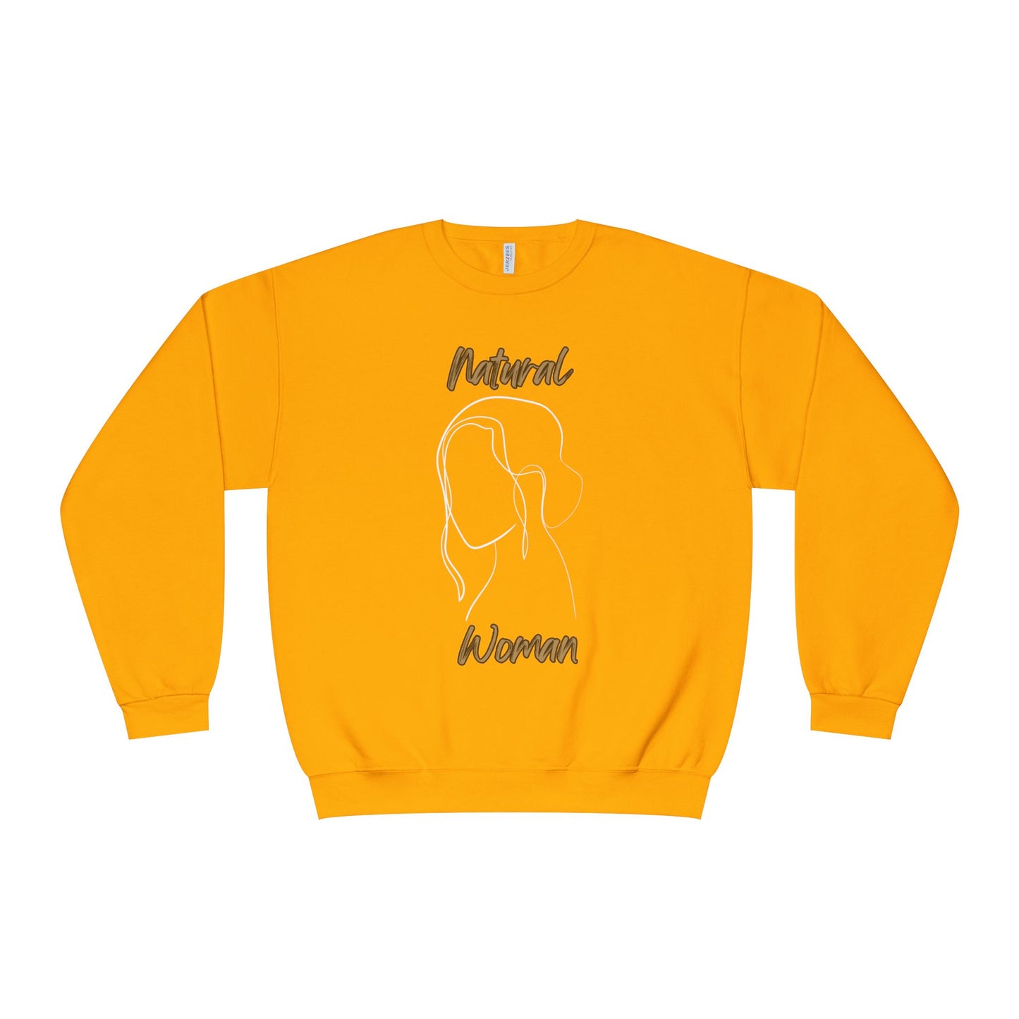 Natural Woman Hanging Hair (WL) Crewneck Sweatshirt