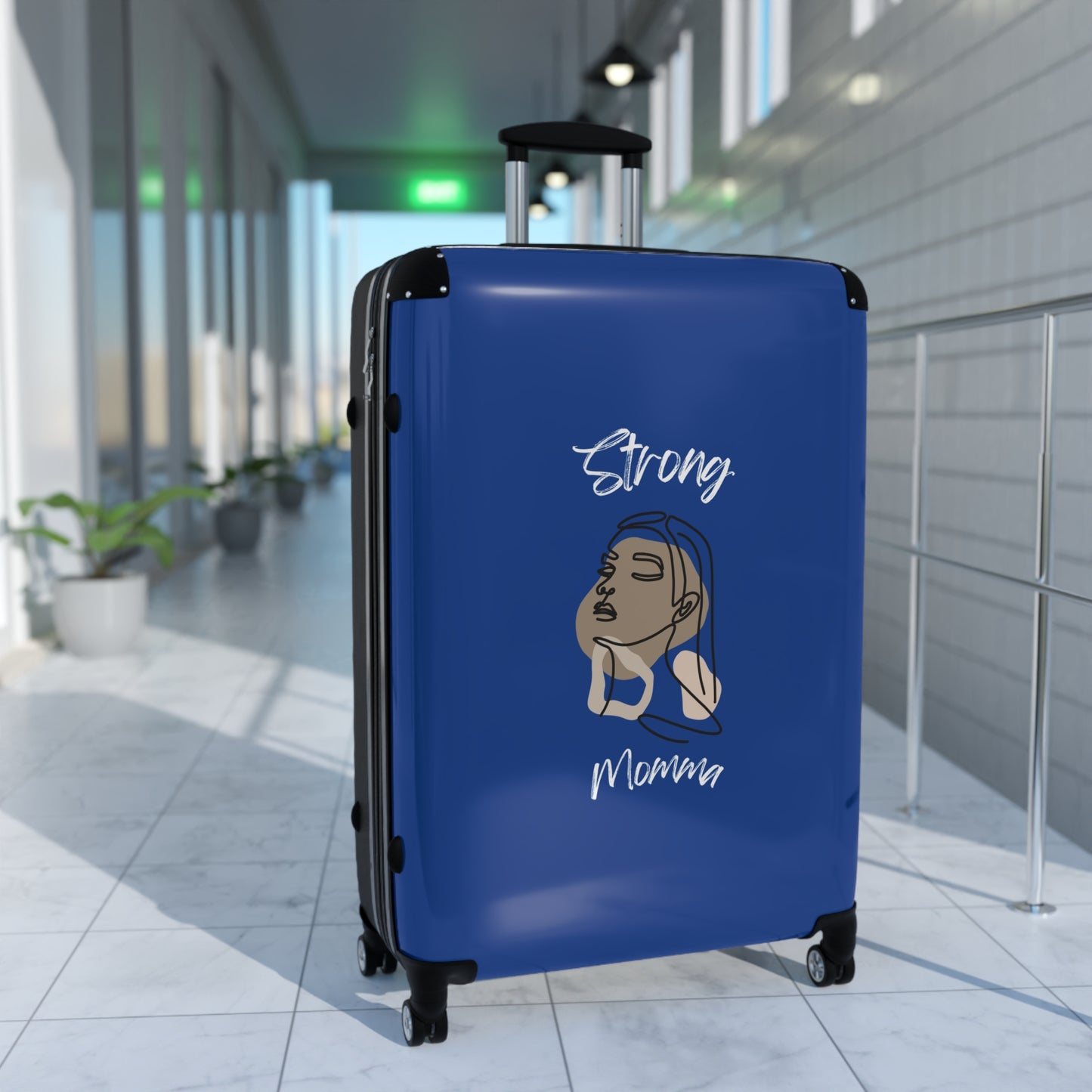 Strong Momma (WL) Luggage Bags DARK BLUE