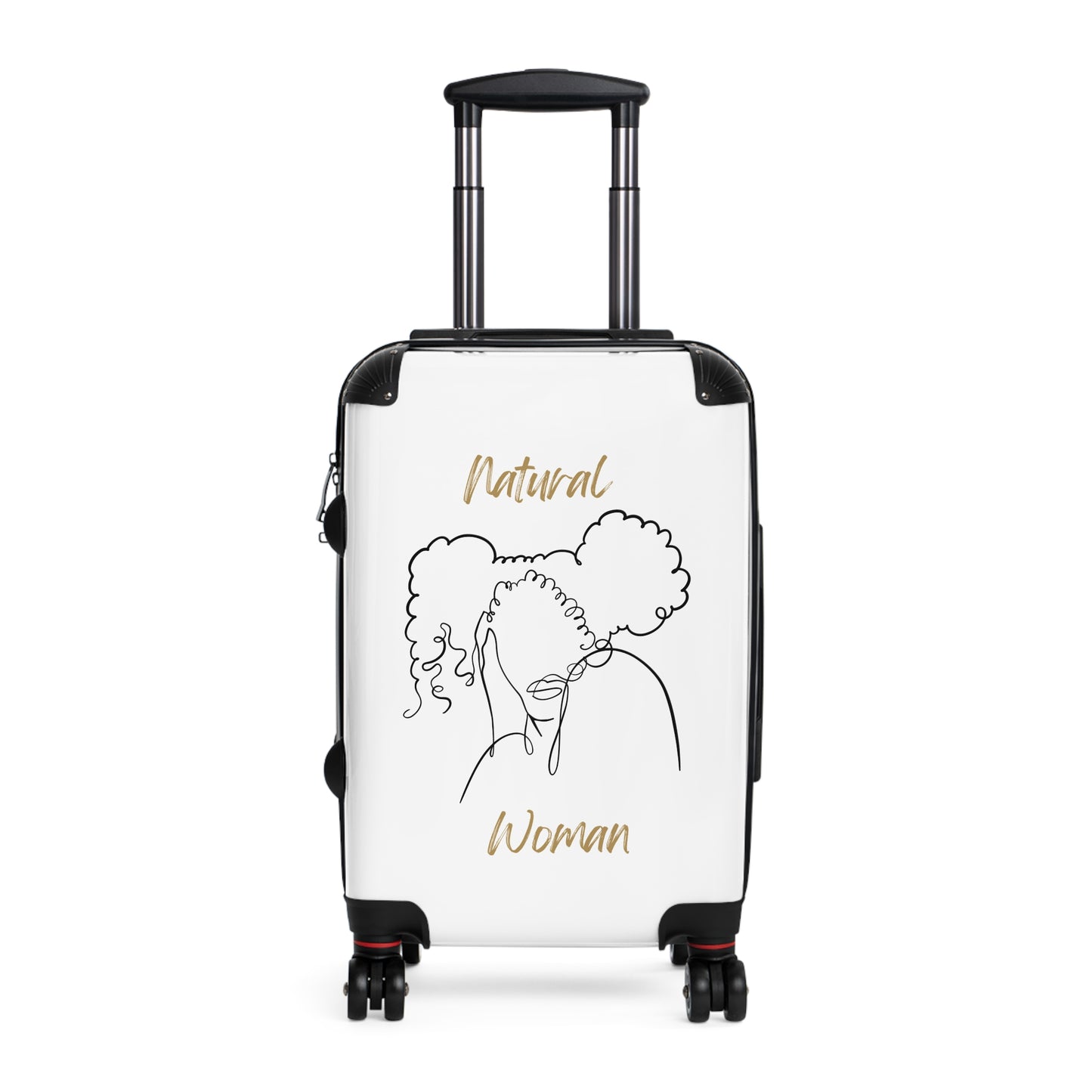 Natural Woman Twin Puffs (BL) Suitcase WHITE