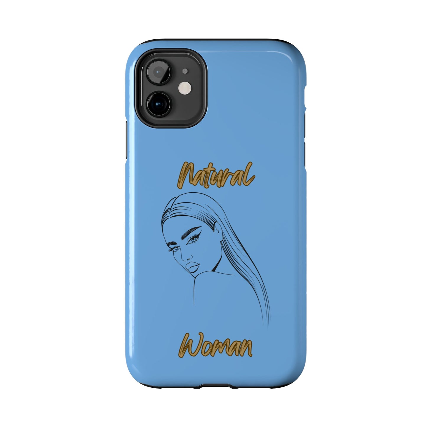 Natural Woman The Stare (BL)Tough Phone Cases LIGHT BLUE