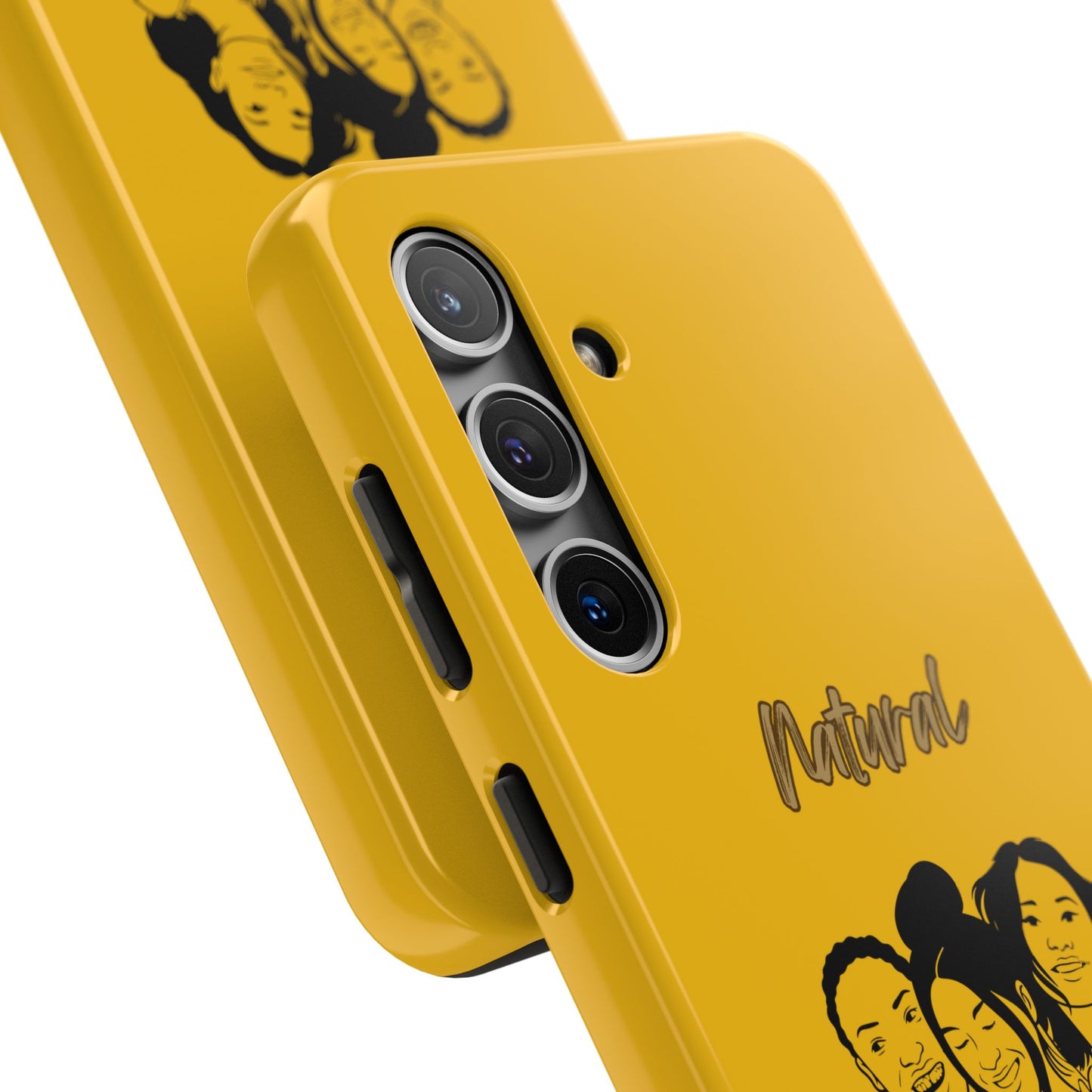 Natural Women Laughing Friends (BL)Tough Phone Cases YELLOW