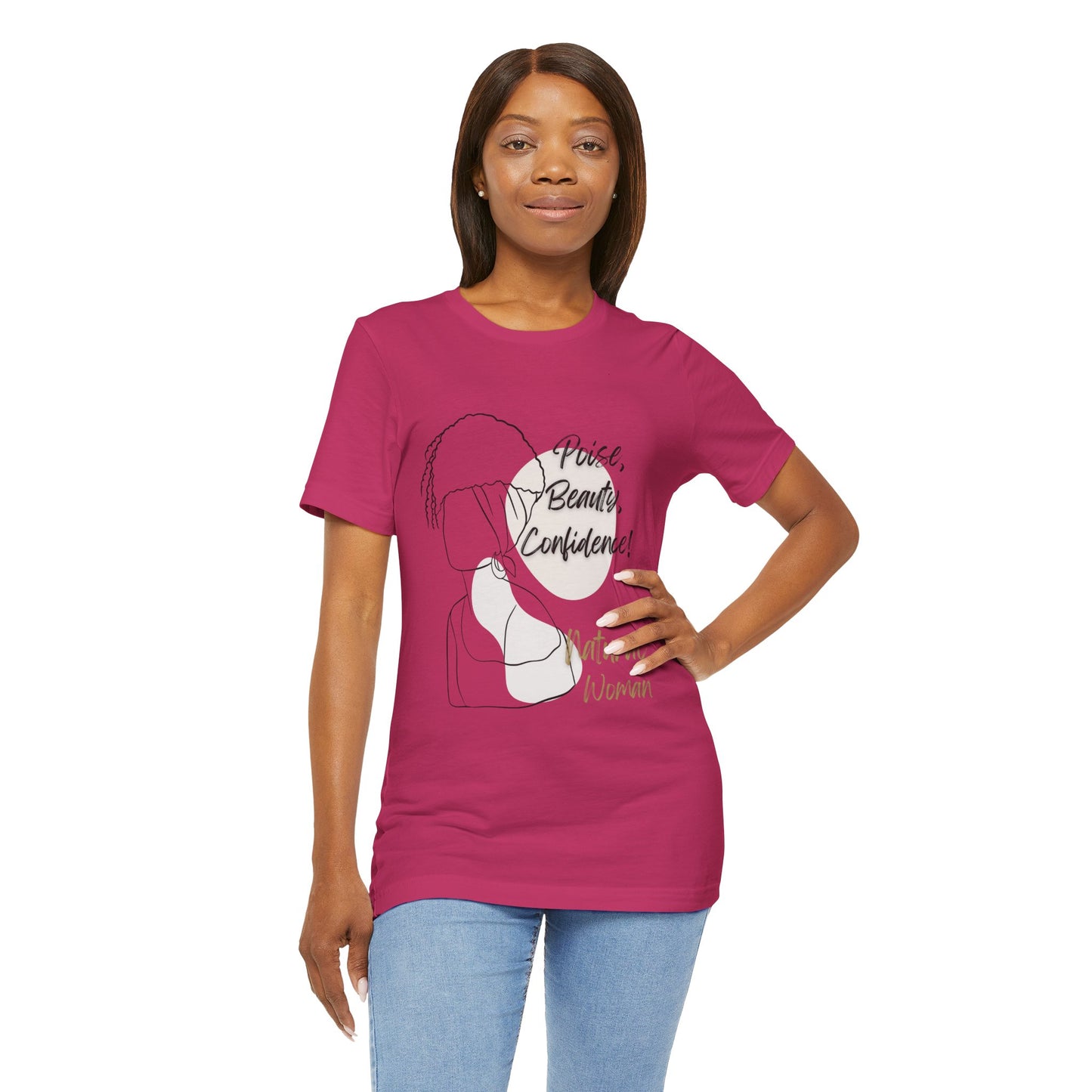 Natural Woman Puff (BL) Short Sleeve T-Shirt