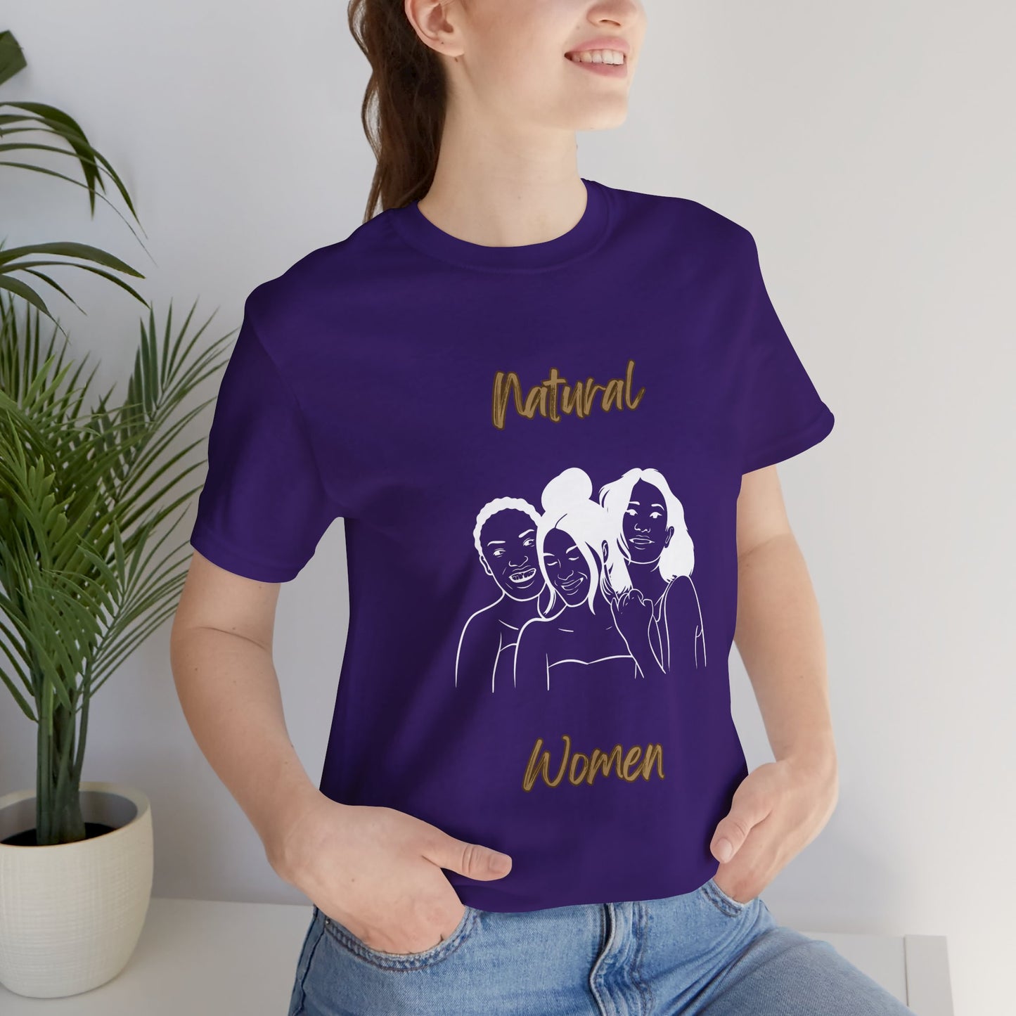 Natural Woman Laughing Friends (WL) Short Sleeve T-Shirt