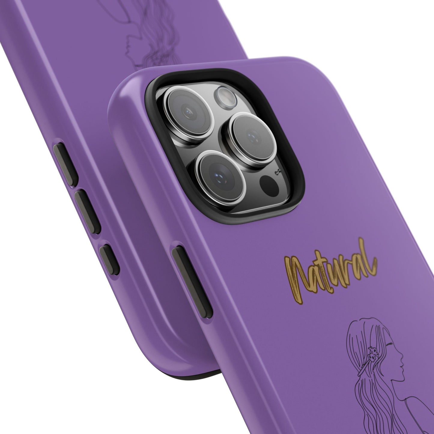 Natural Woman Young Woman (BL)Tough Phone Cases LIGHT PURPLE