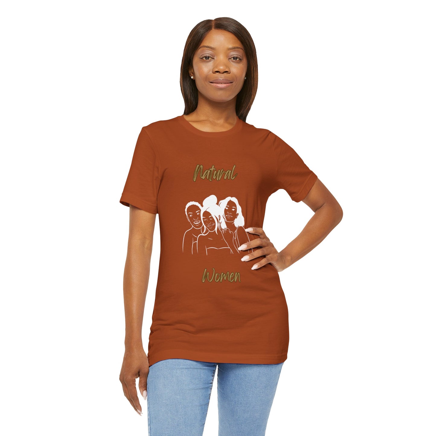 Natural Woman Laughing Friends (WL) Short Sleeve T-Shirt