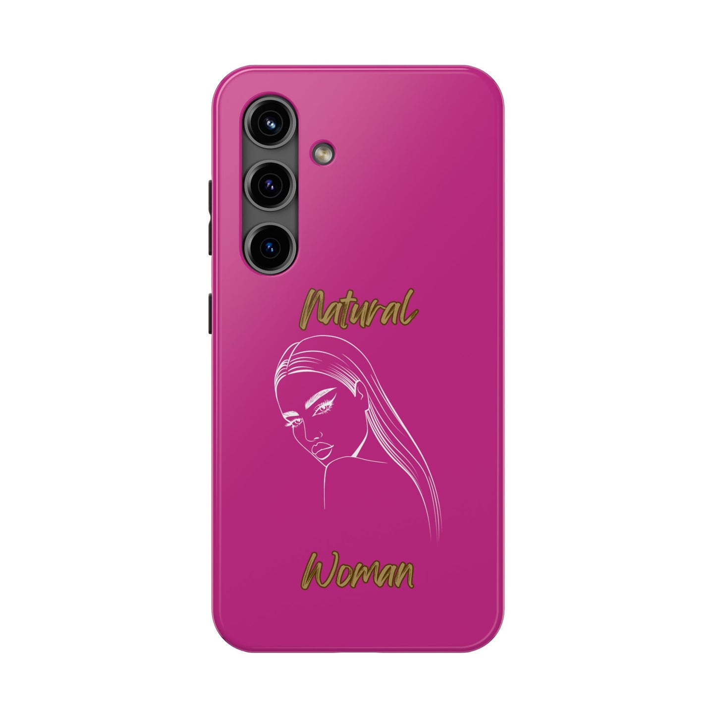Natural Woman The Stare (WL)Tough Phone Cases PINK