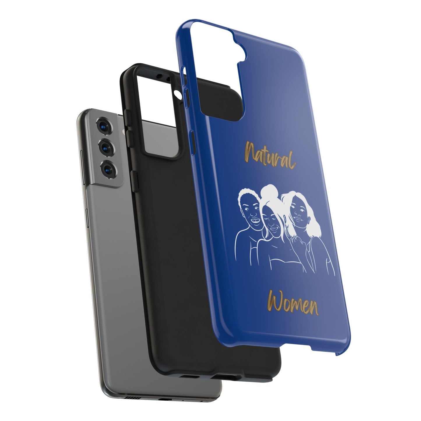 Natural Women Laughing Friends (WL)Tough Phone Cases DARK BLUE